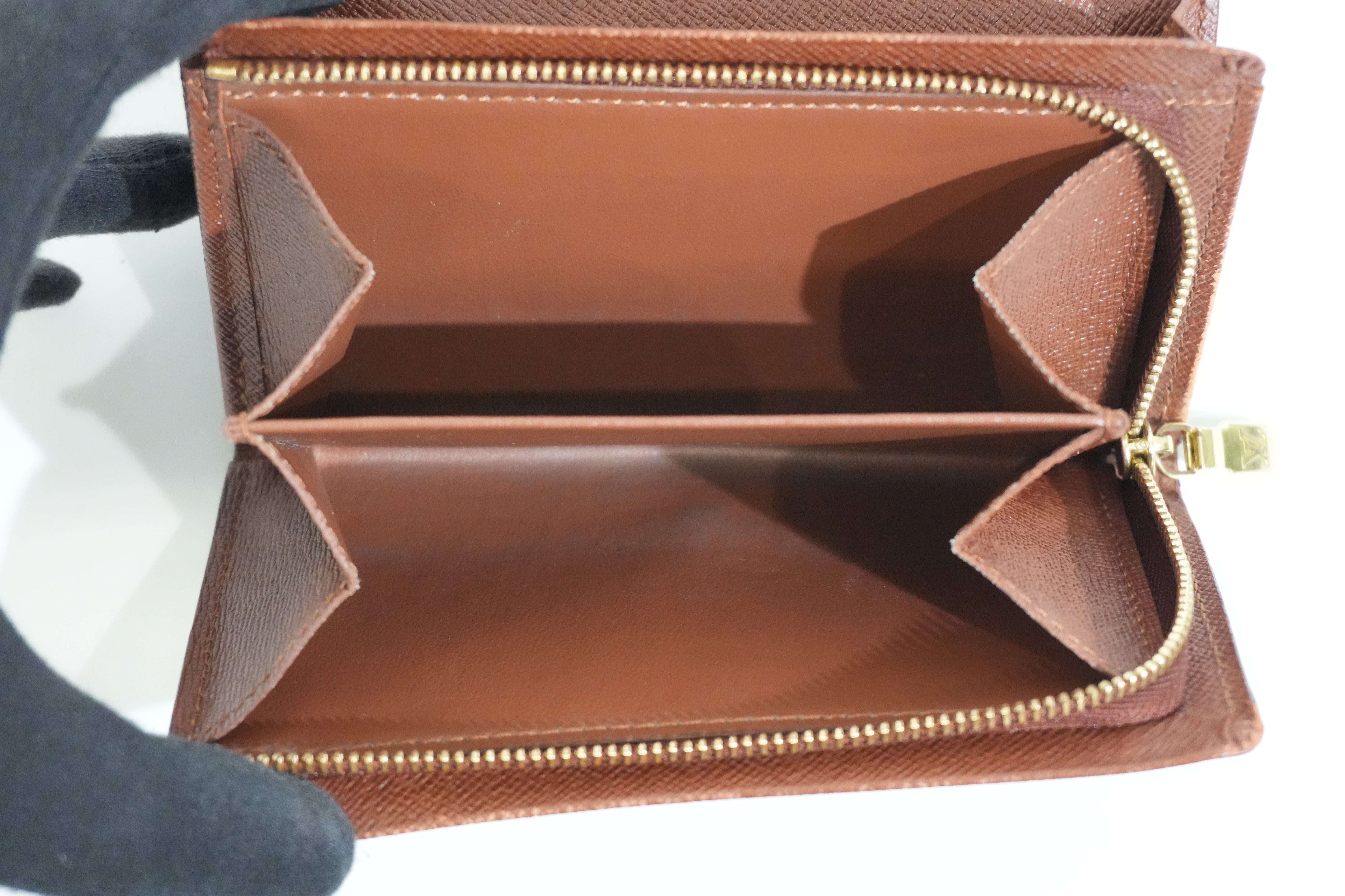 Pre-owned Louis Vuitton Monogram Porte Tressor Short Wallet