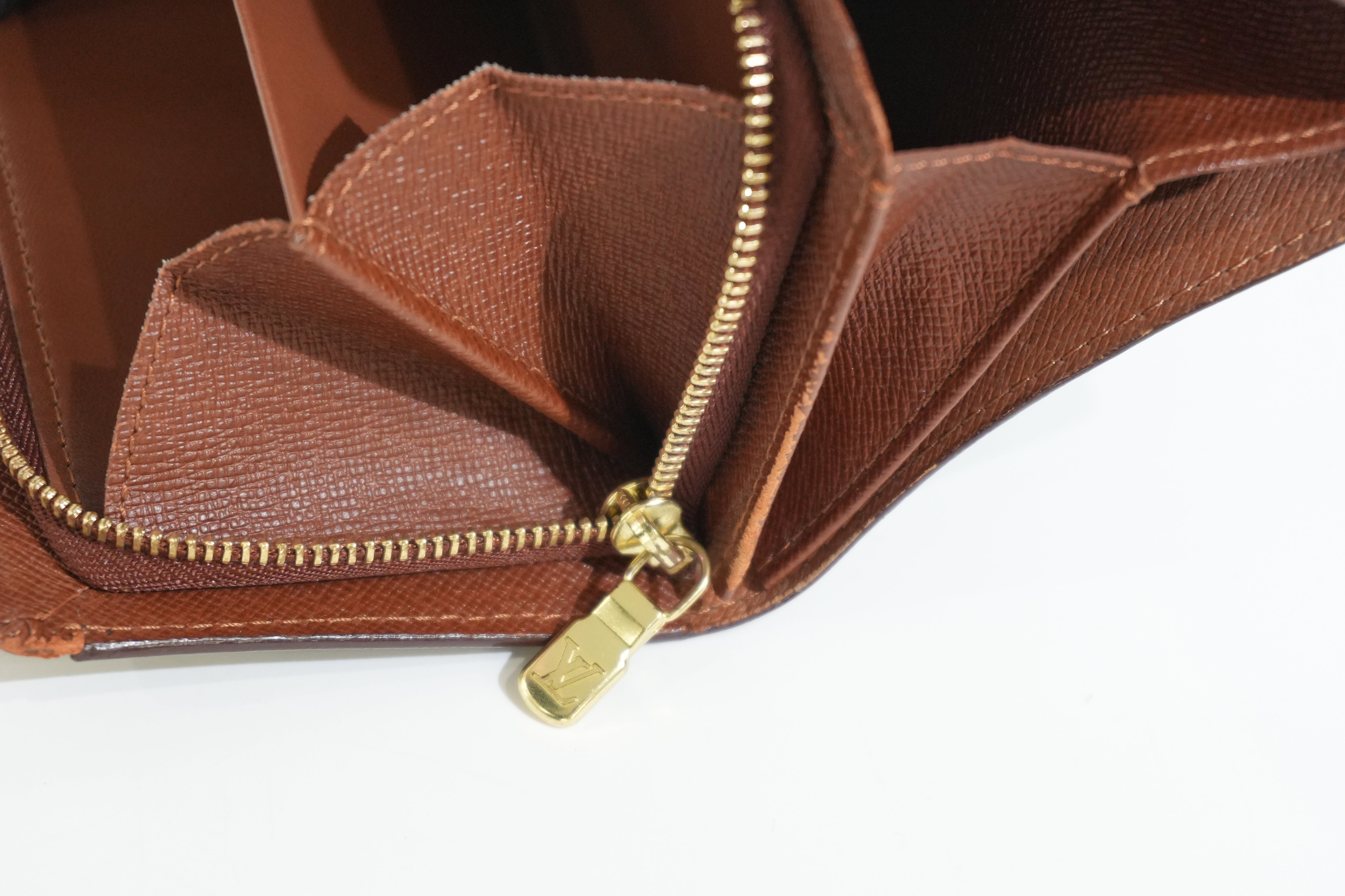Pre-owned Louis Vuitton Monogram Porte Tressor Short Wallet