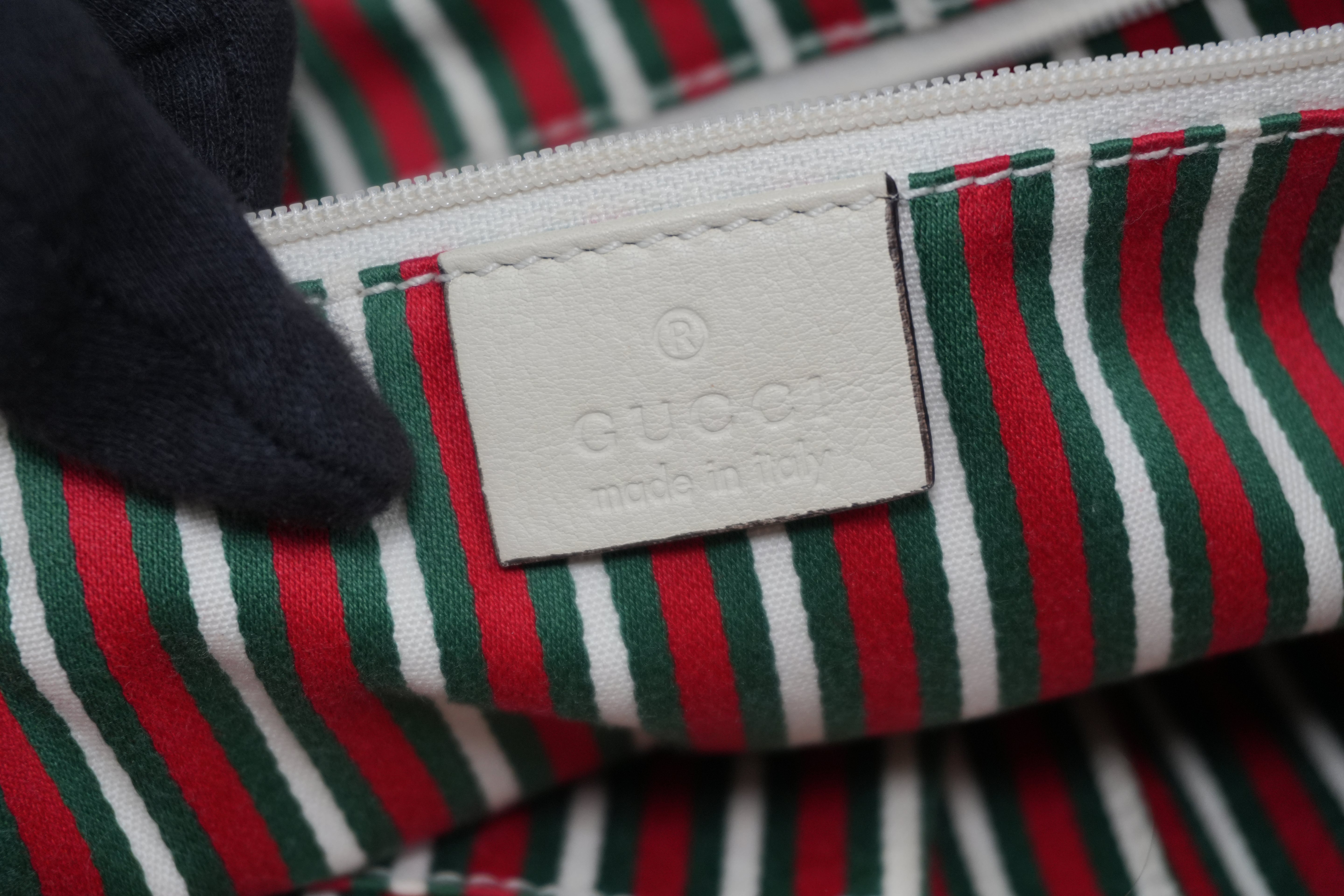 Pre-Owned Gucci Tote Bag White