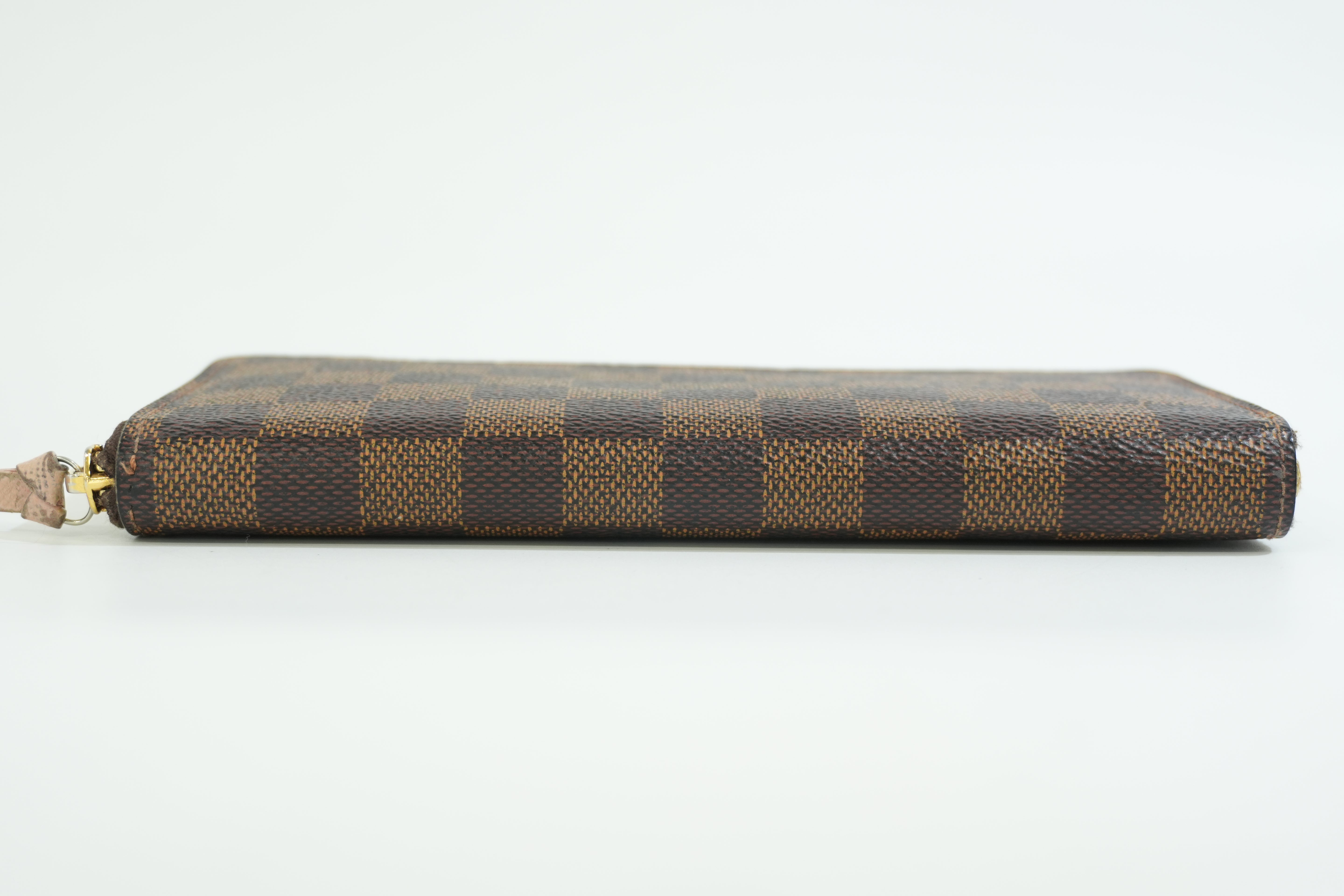 Pre-owned Louis Vuitton Damier Ebene Clemence Wallet