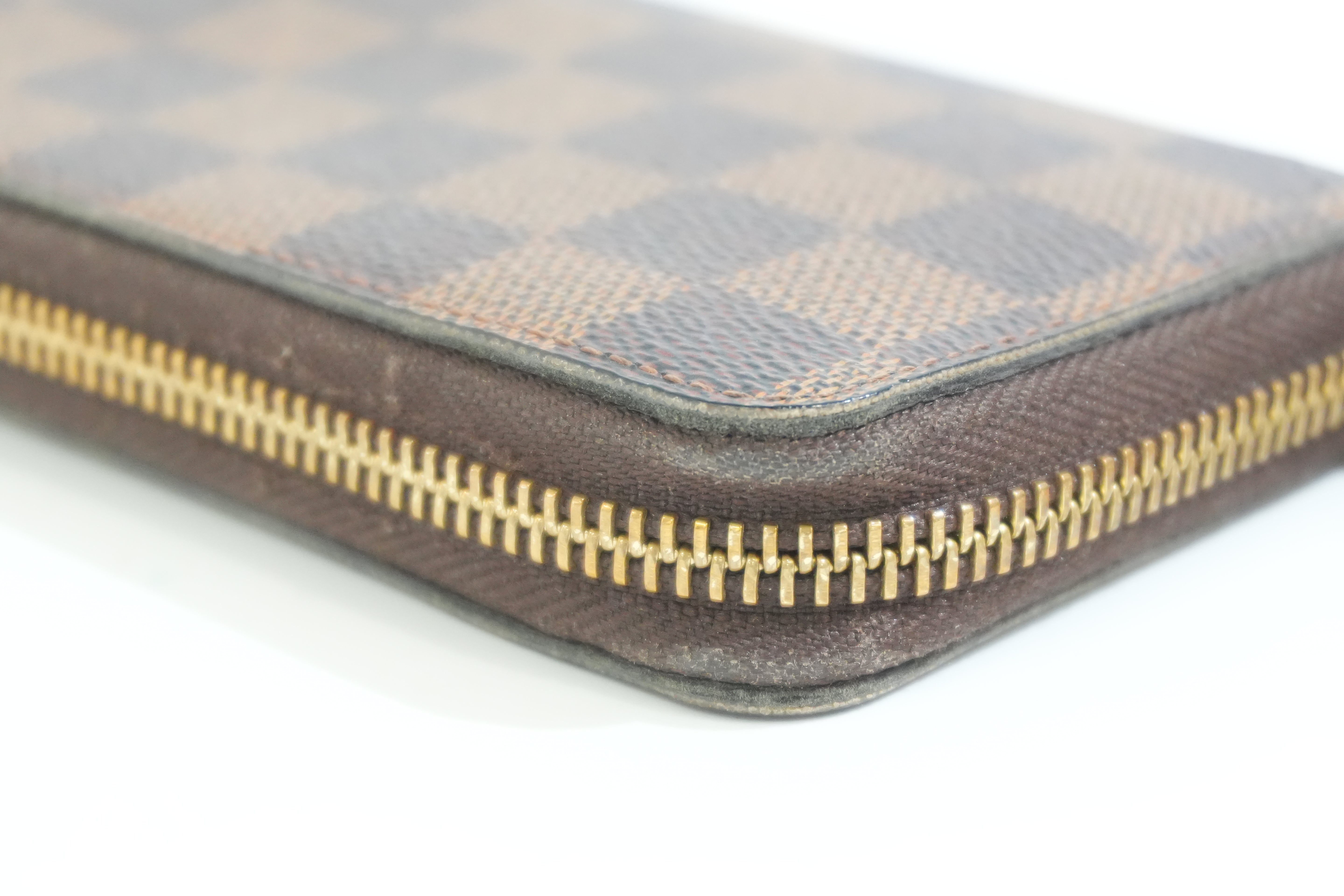 Pre-owned Louis Vuitton Damier Ebene Clemence Wallet
