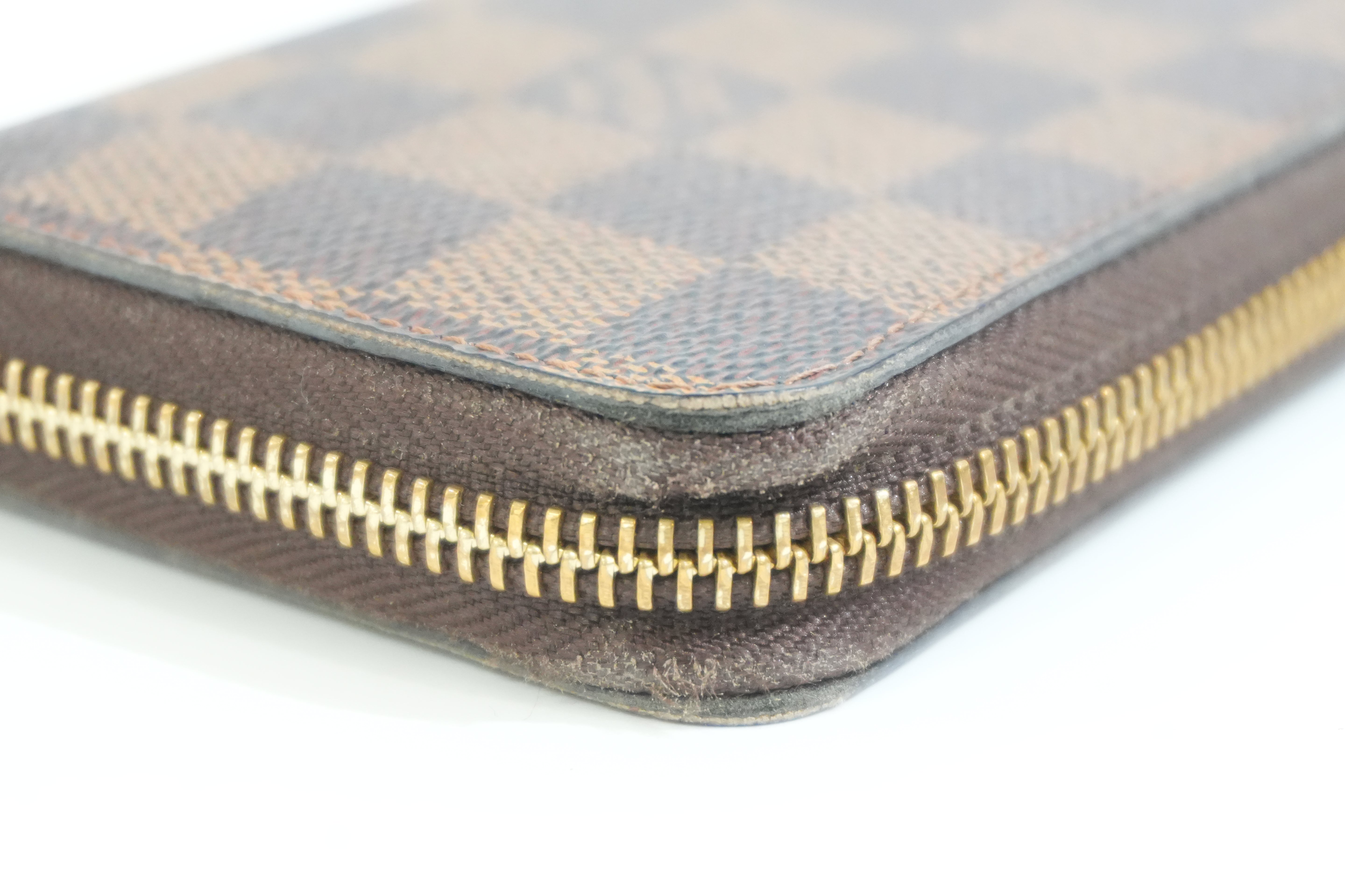 Pre-owned Louis Vuitton Damier Ebene Clemence Wallet