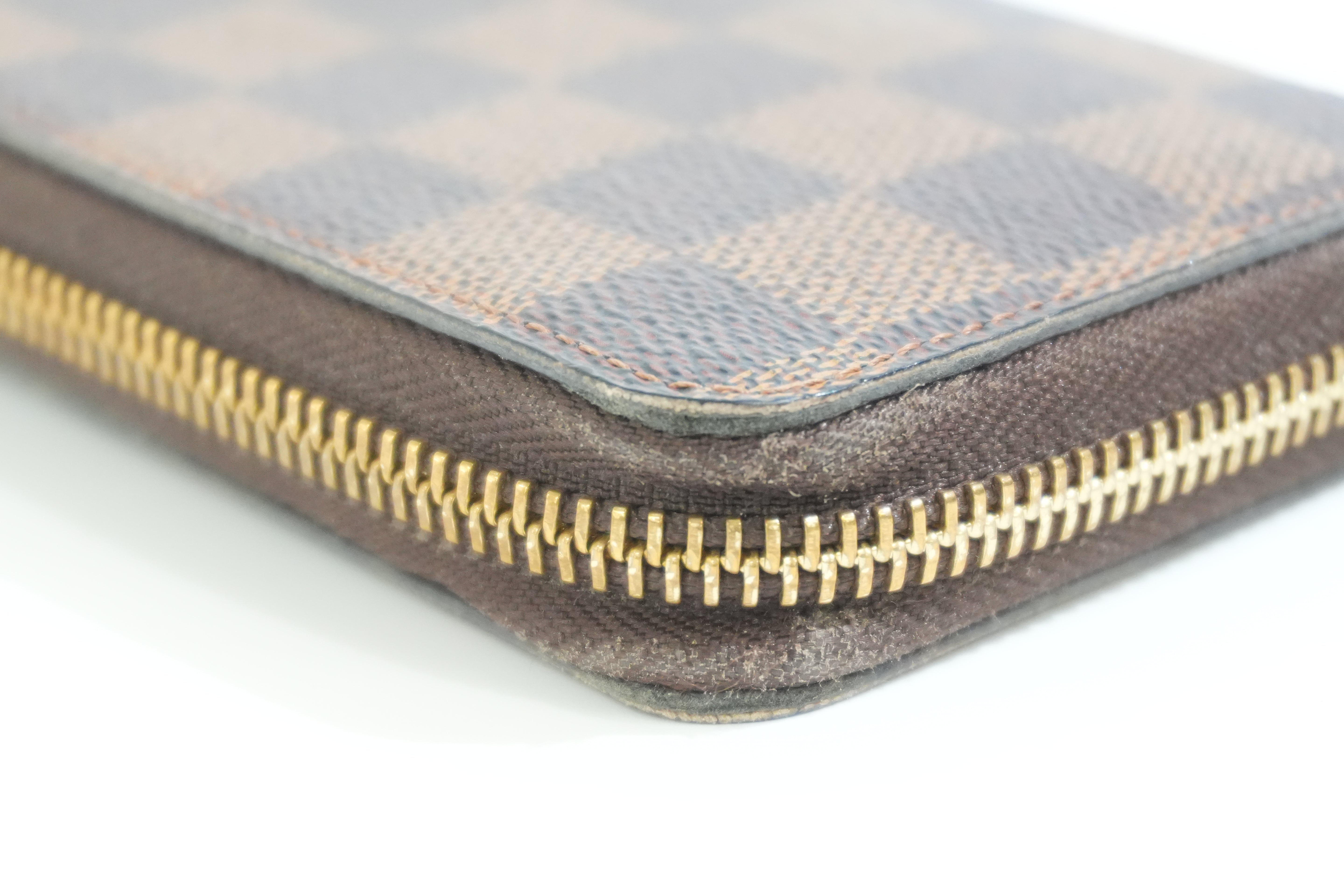 Pre-owned Louis Vuitton Damier Ebene Clemence Wallet