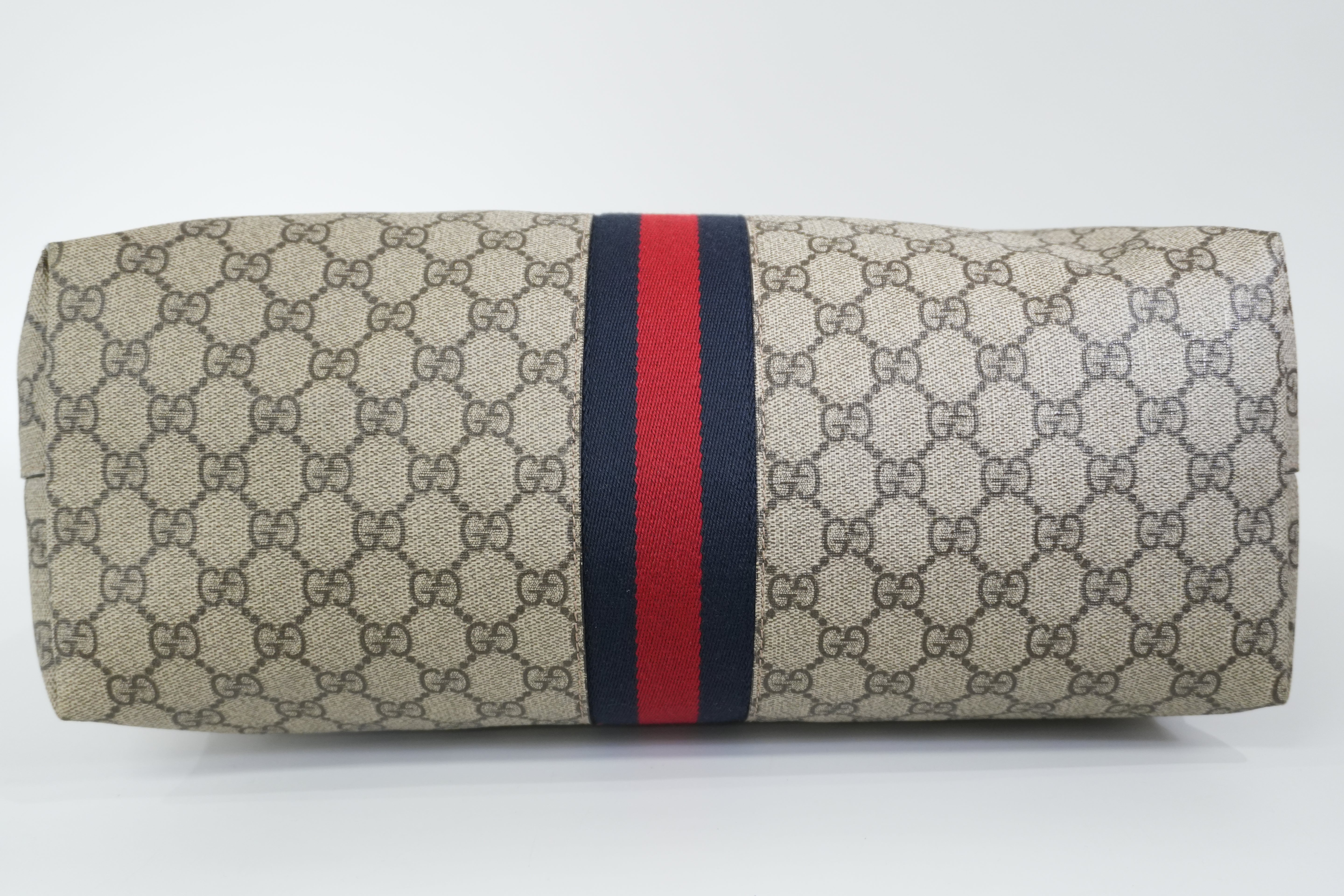 Pre-owned Gucci Guccisima Tote Bag White