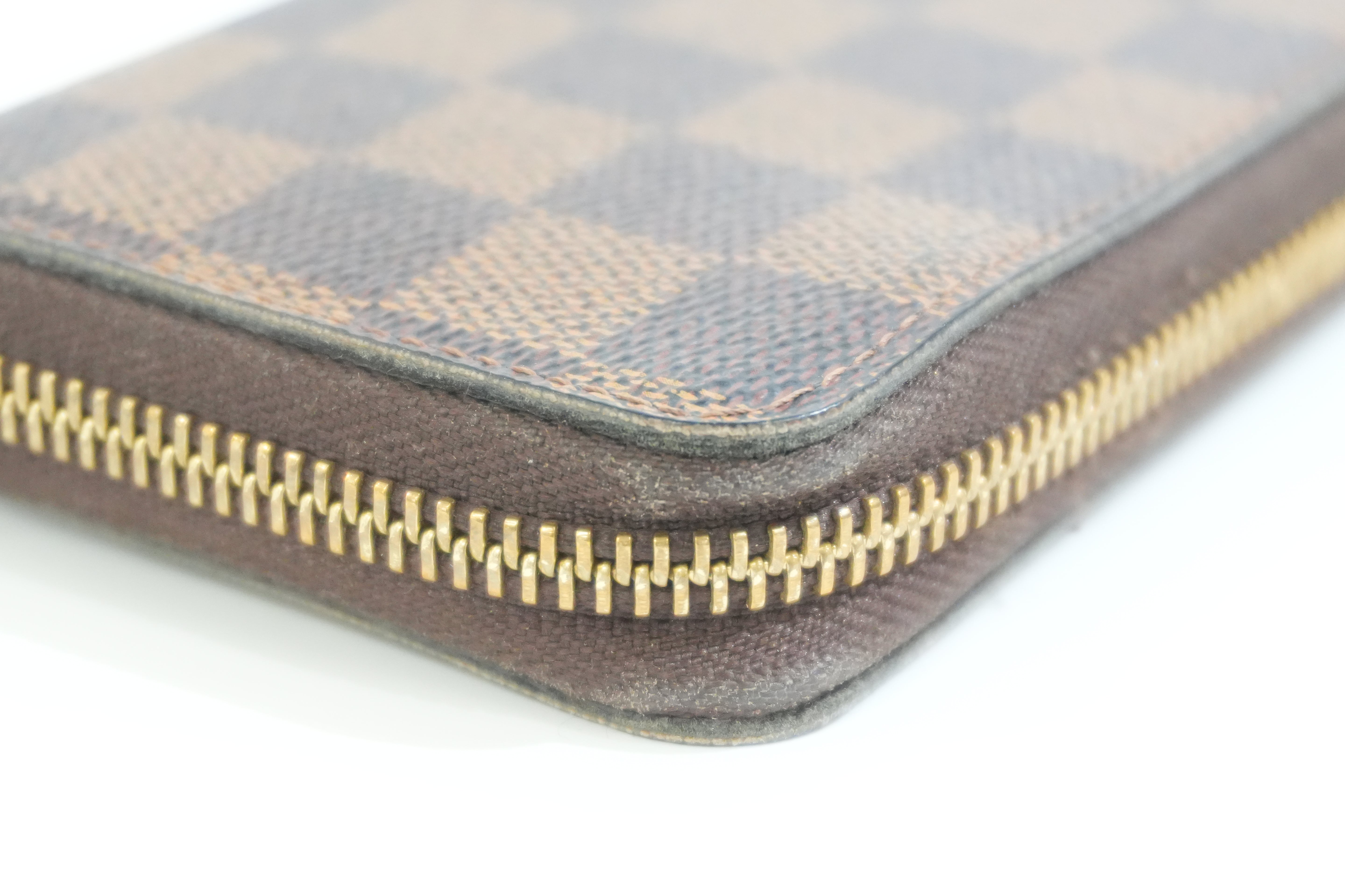 Pre-owned Louis Vuitton Damier Ebene Clemence Wallet