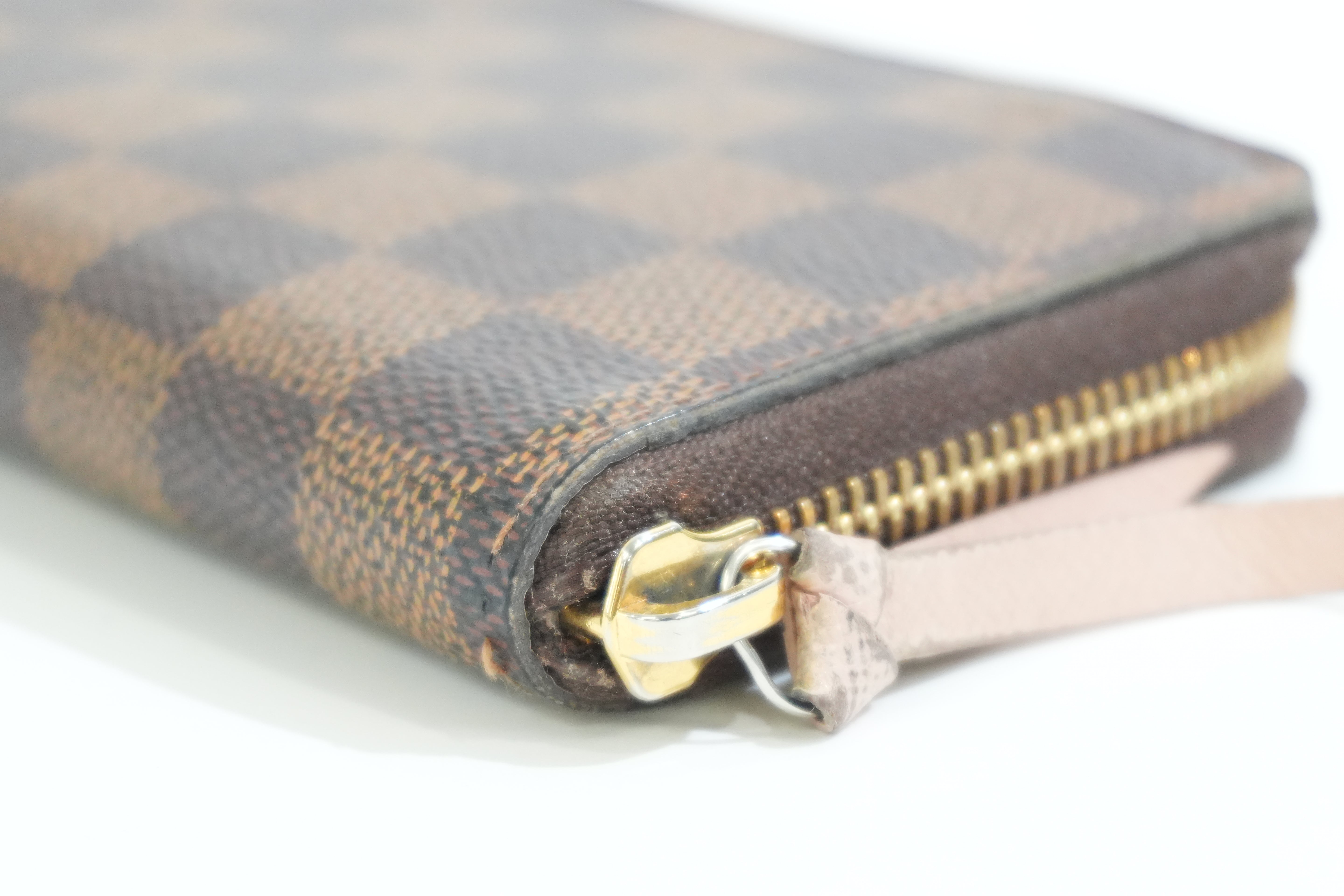 Pre-owned Louis Vuitton Damier Ebene Clemence Wallet
