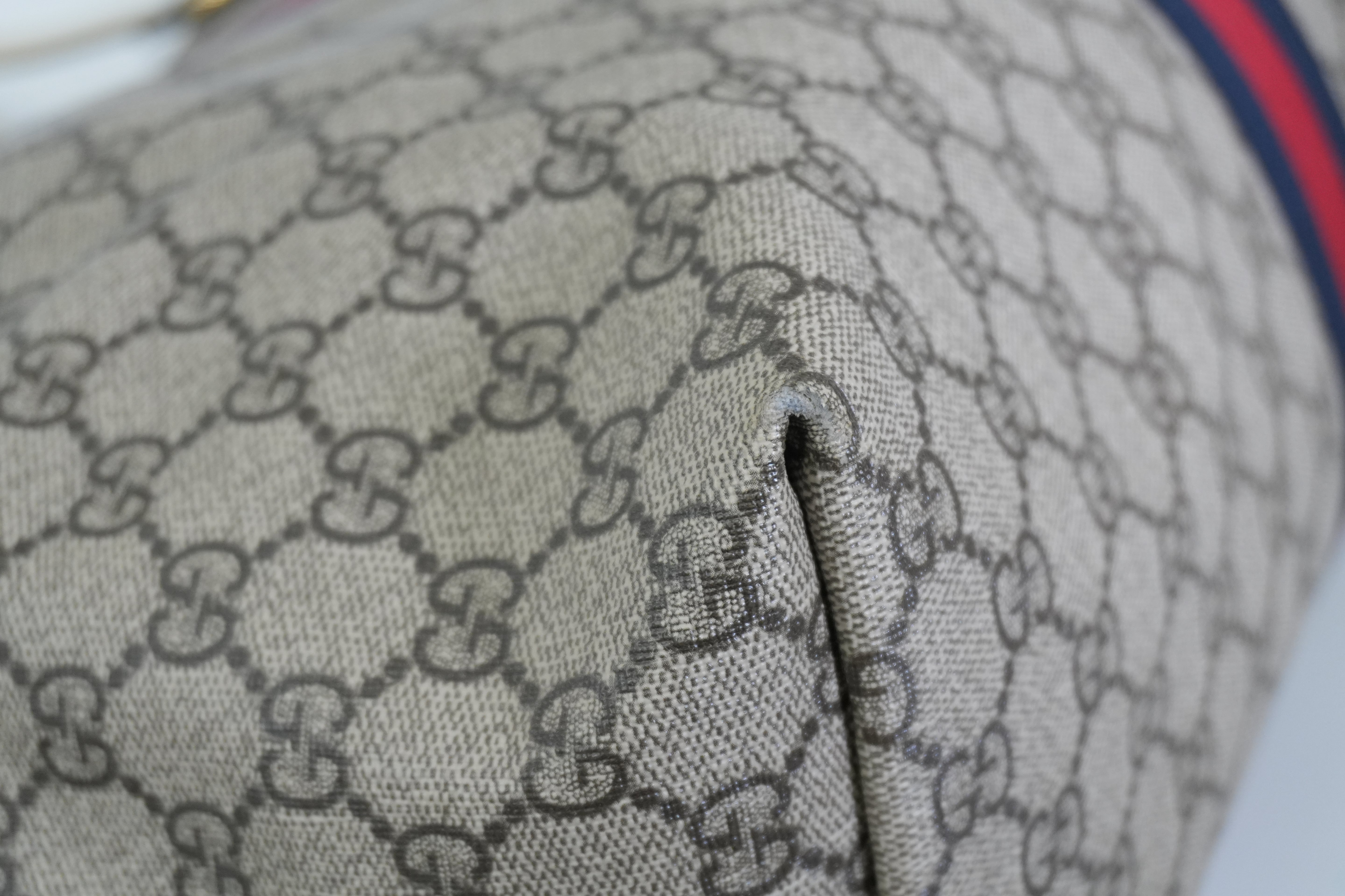 Pre-owned Gucci Guccisima Tote Bag White