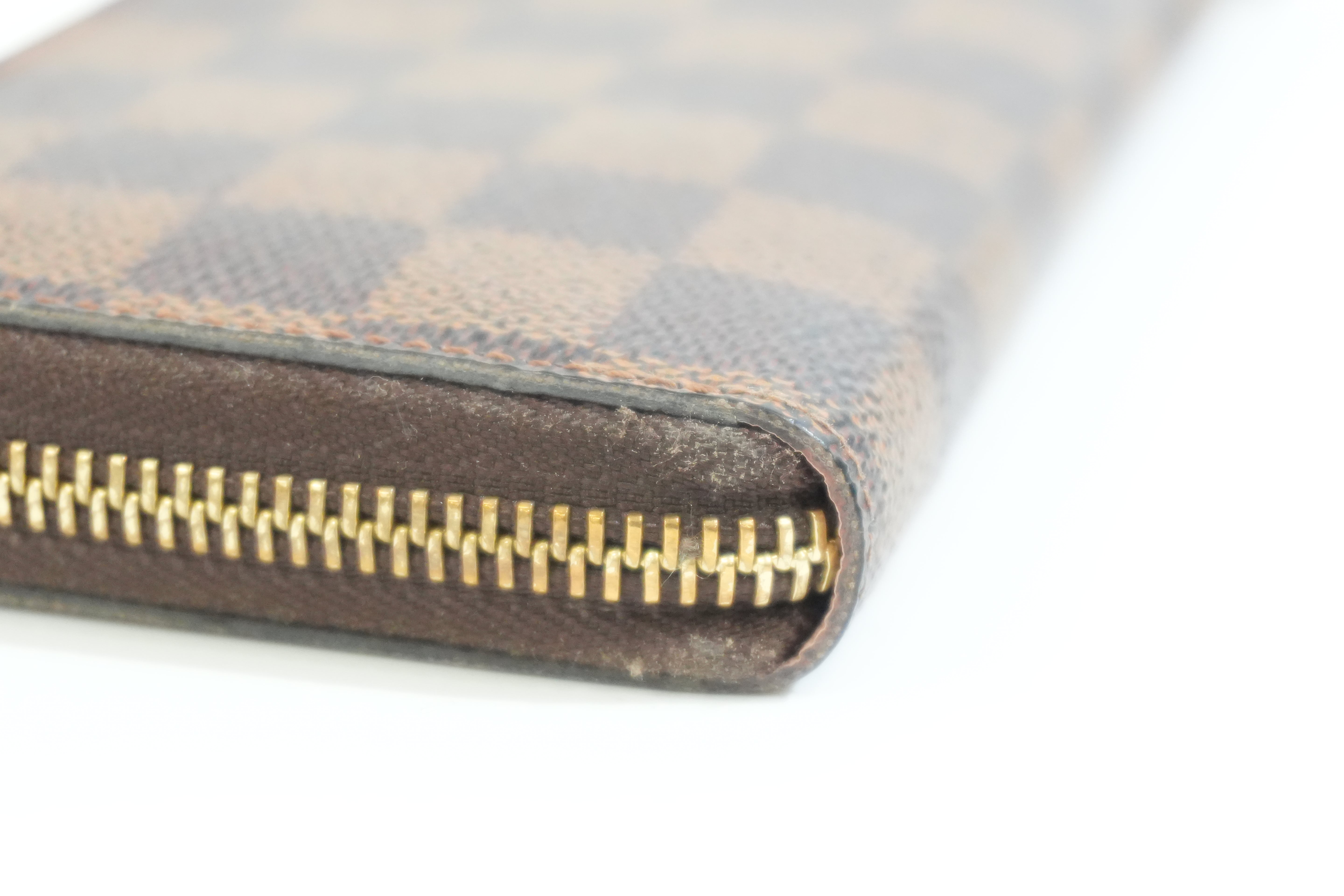 Pre-owned Louis Vuitton Damier Ebene Clemence Wallet