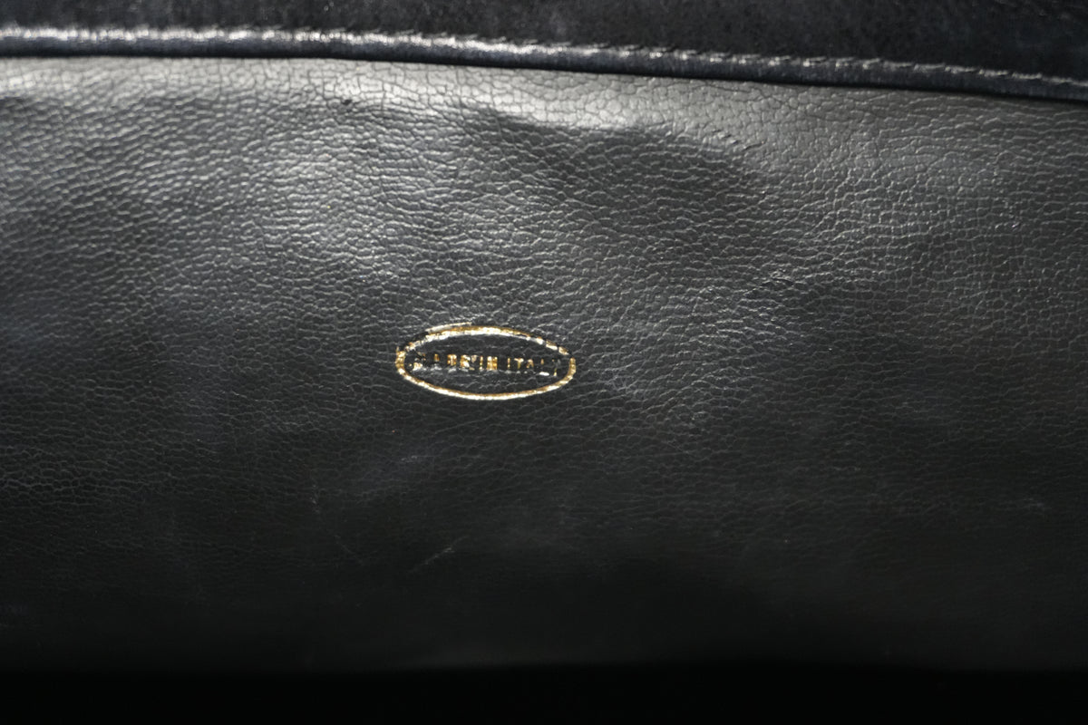 Pre-Owned Chanel Quilted Foldover Chain Tote Bag Black