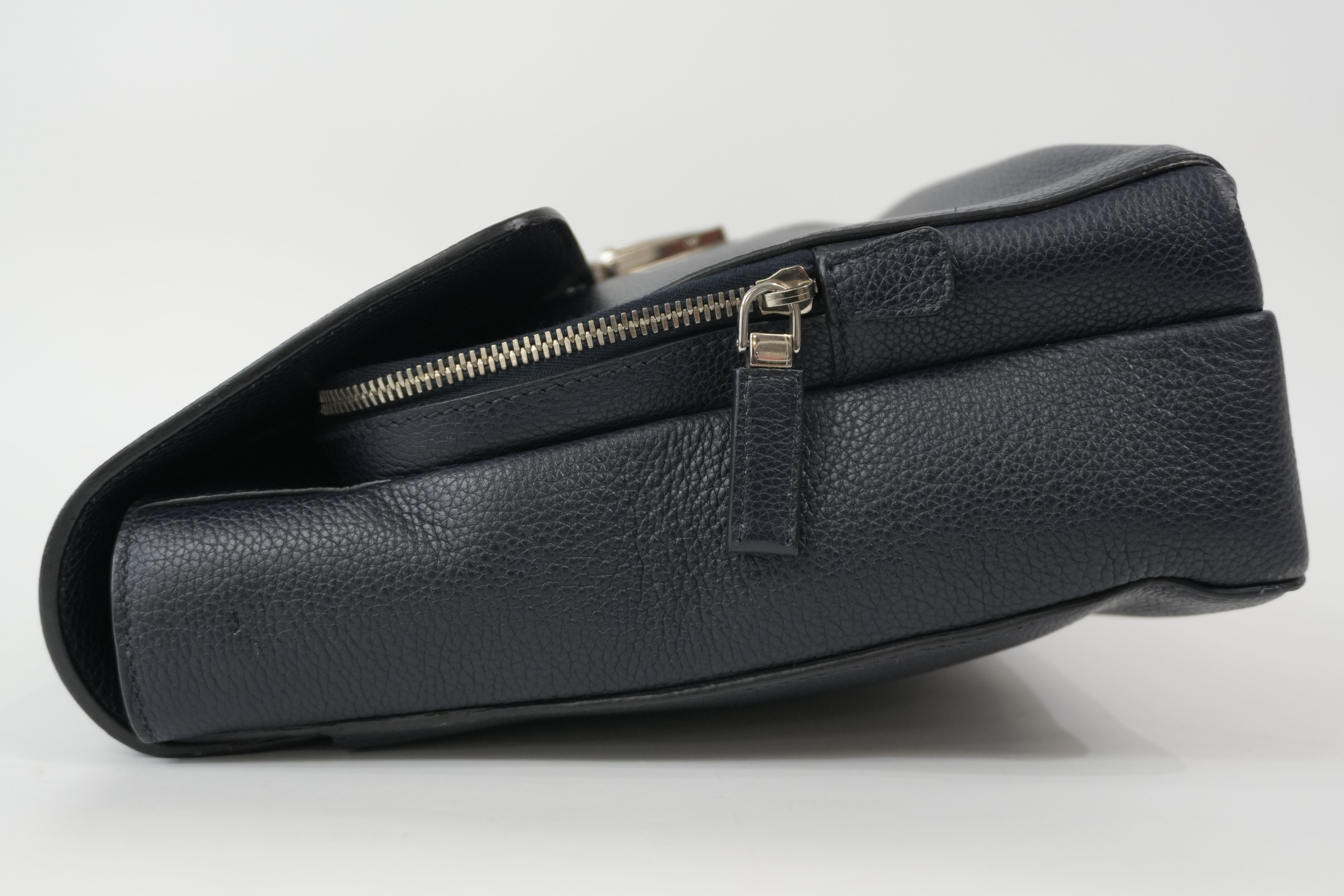 Pre-Owned Prada Briefcase Navy Blue