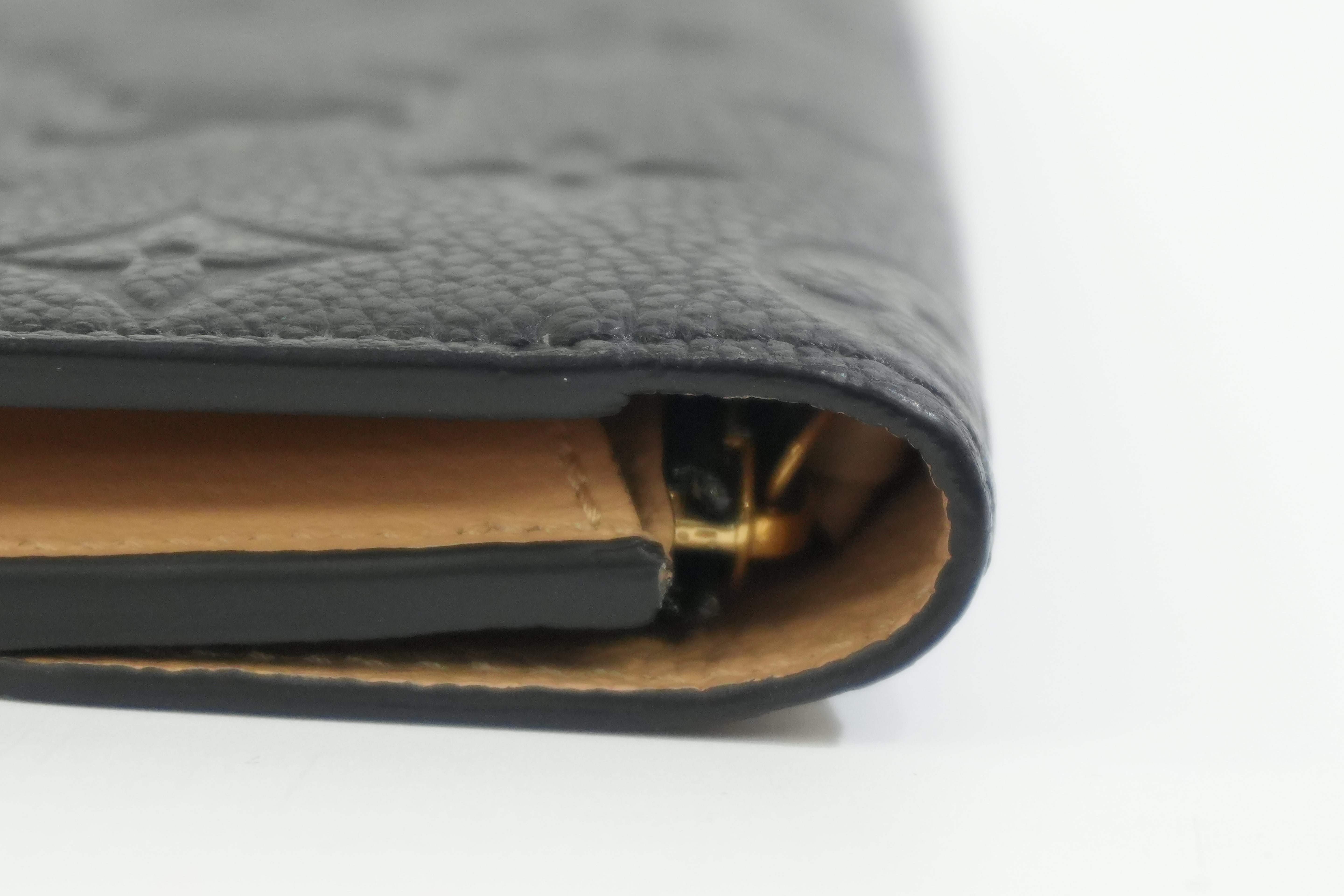 Pre-owned Louis Vuitton Empriente Emillie Wallet Navy Blue