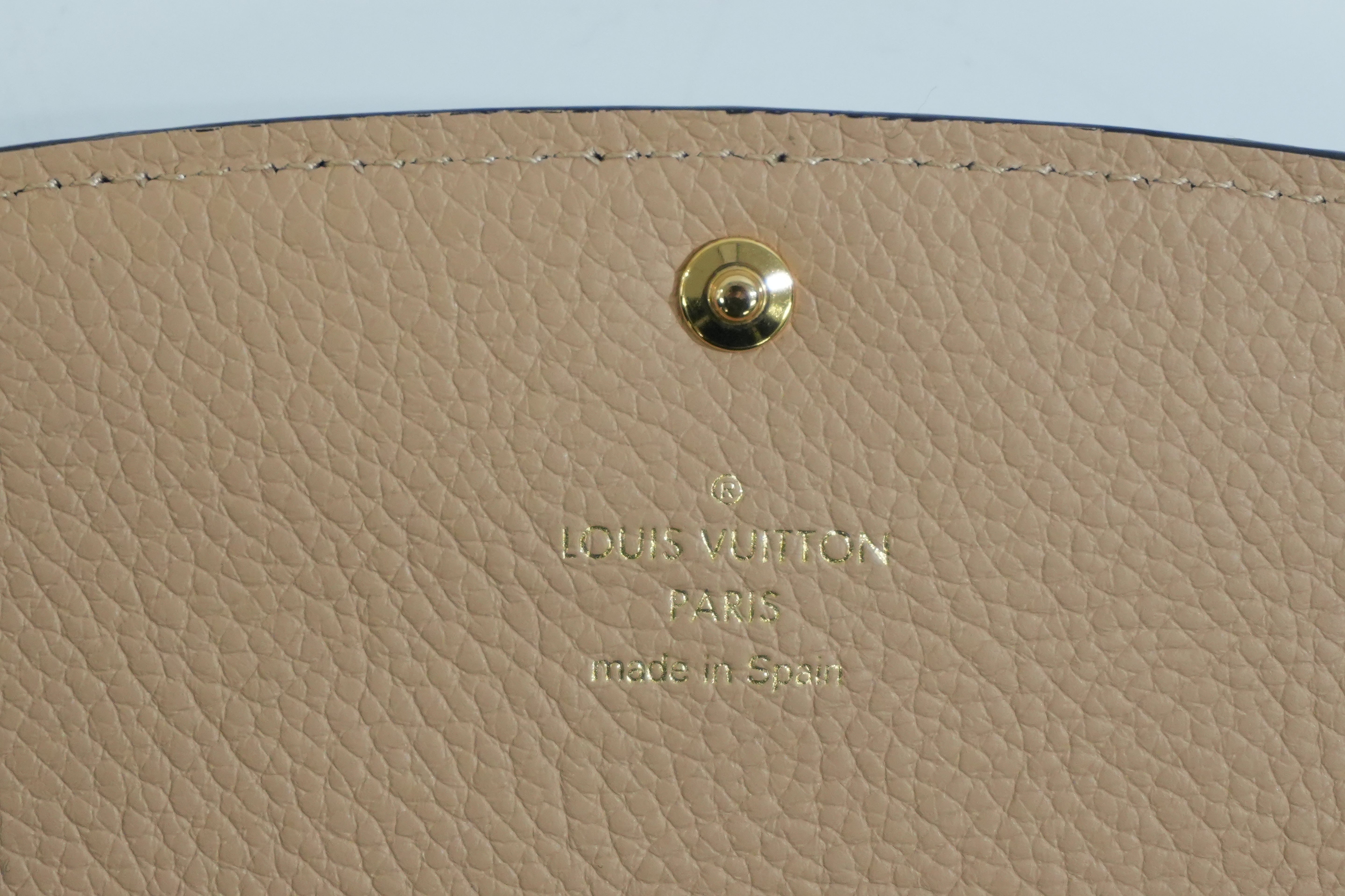 Pre-owned Louis Vuitton Empriente Emillie Wallet Navy Blue