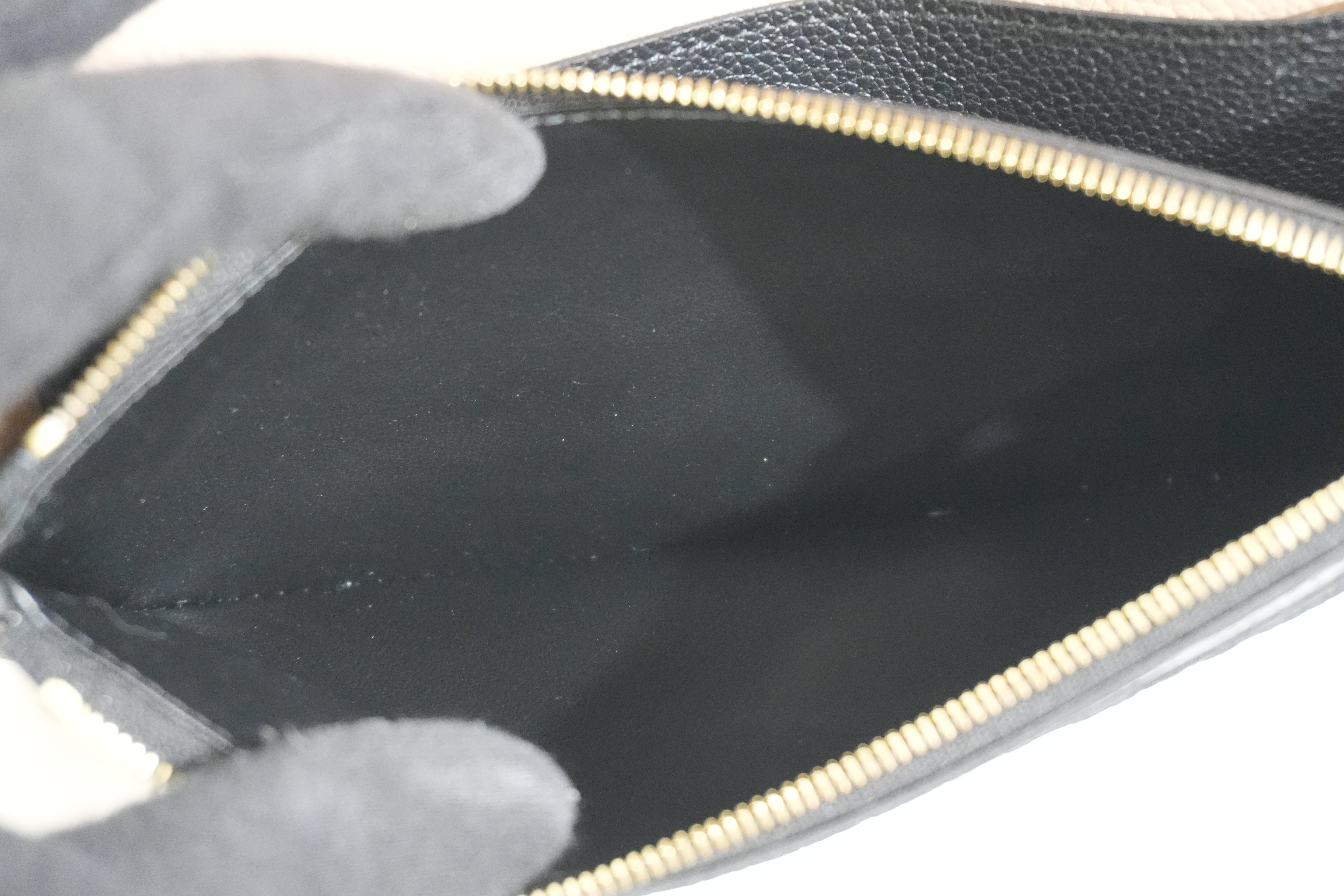 Pre-owned Louis Vuitton Empriente Emillie Wallet Navy Blue