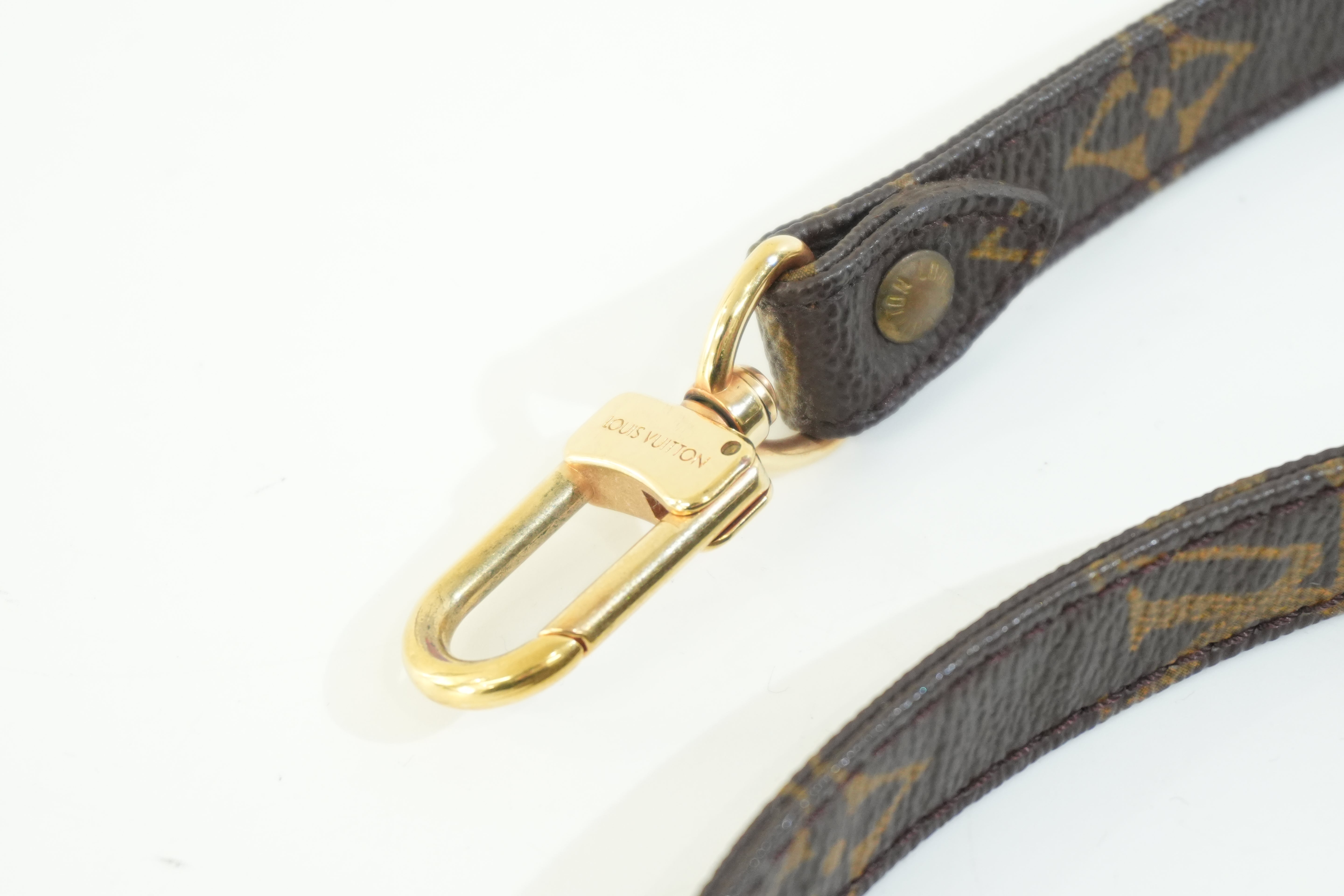 Pre-owned Louis Vuitton Monogram Strap 90 cm