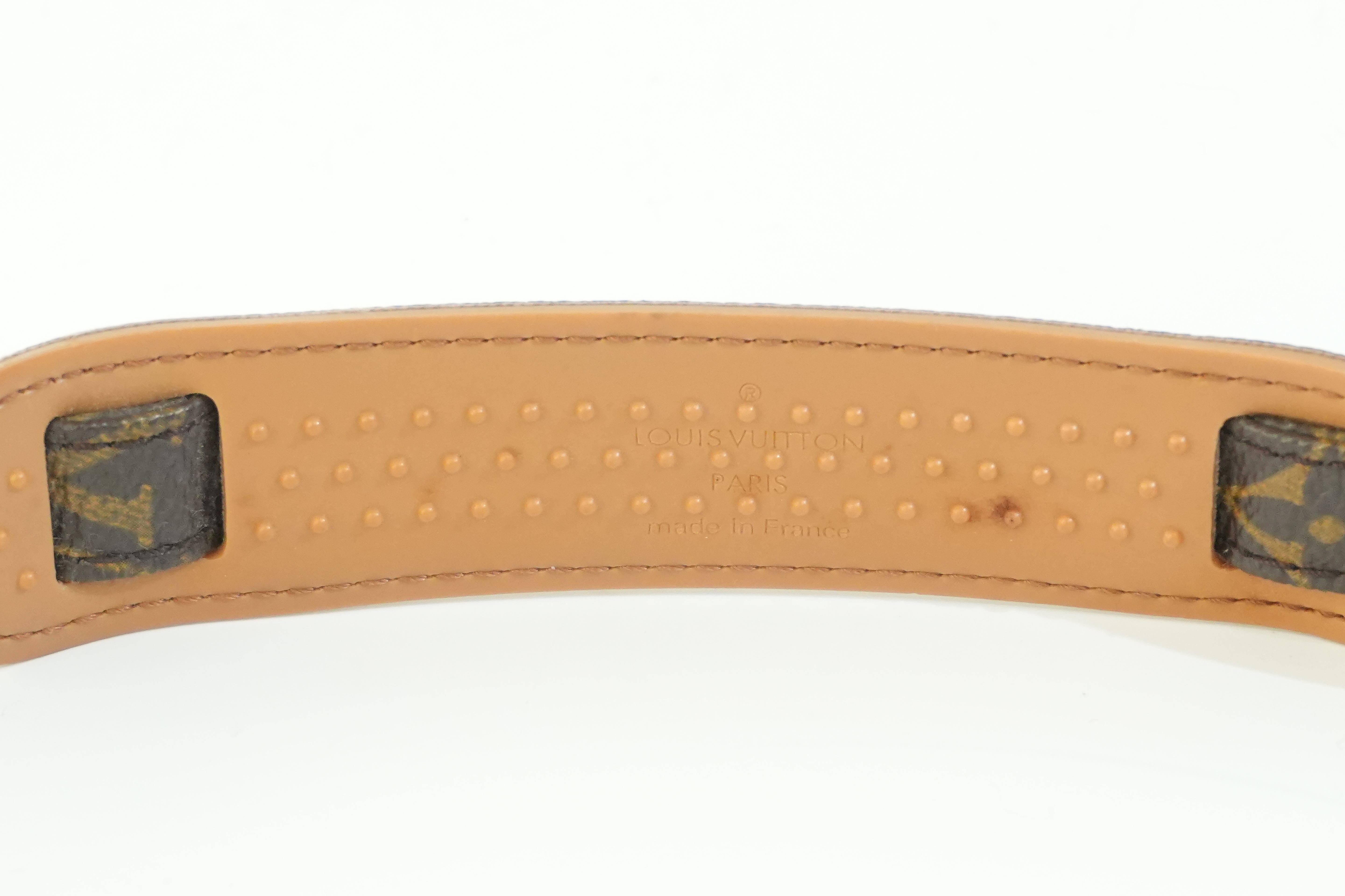 Pre-owned Louis Vuitton Monogram Strap 90 cm
