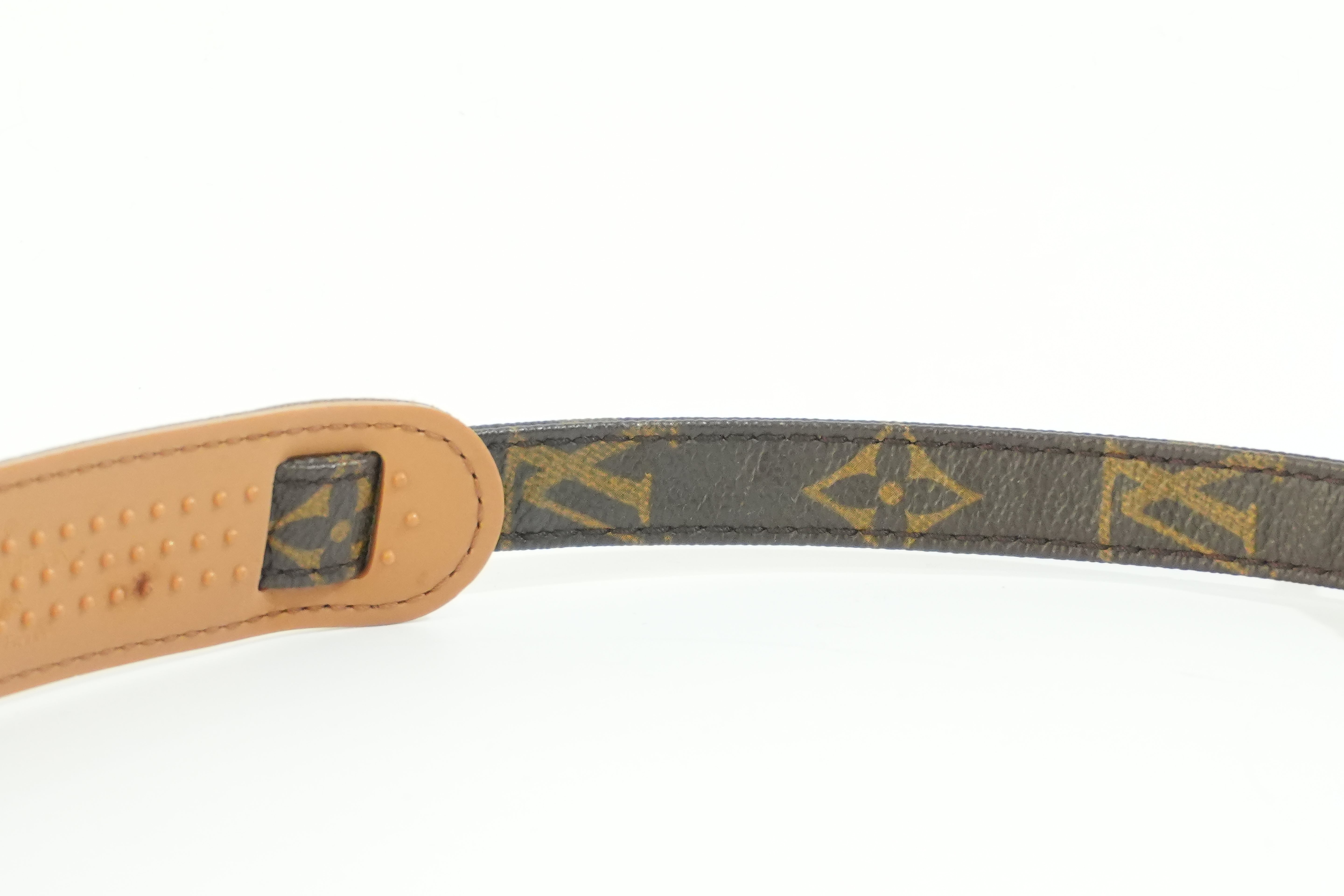 Pre-owned Louis Vuitton Monogram Strap 90 cm