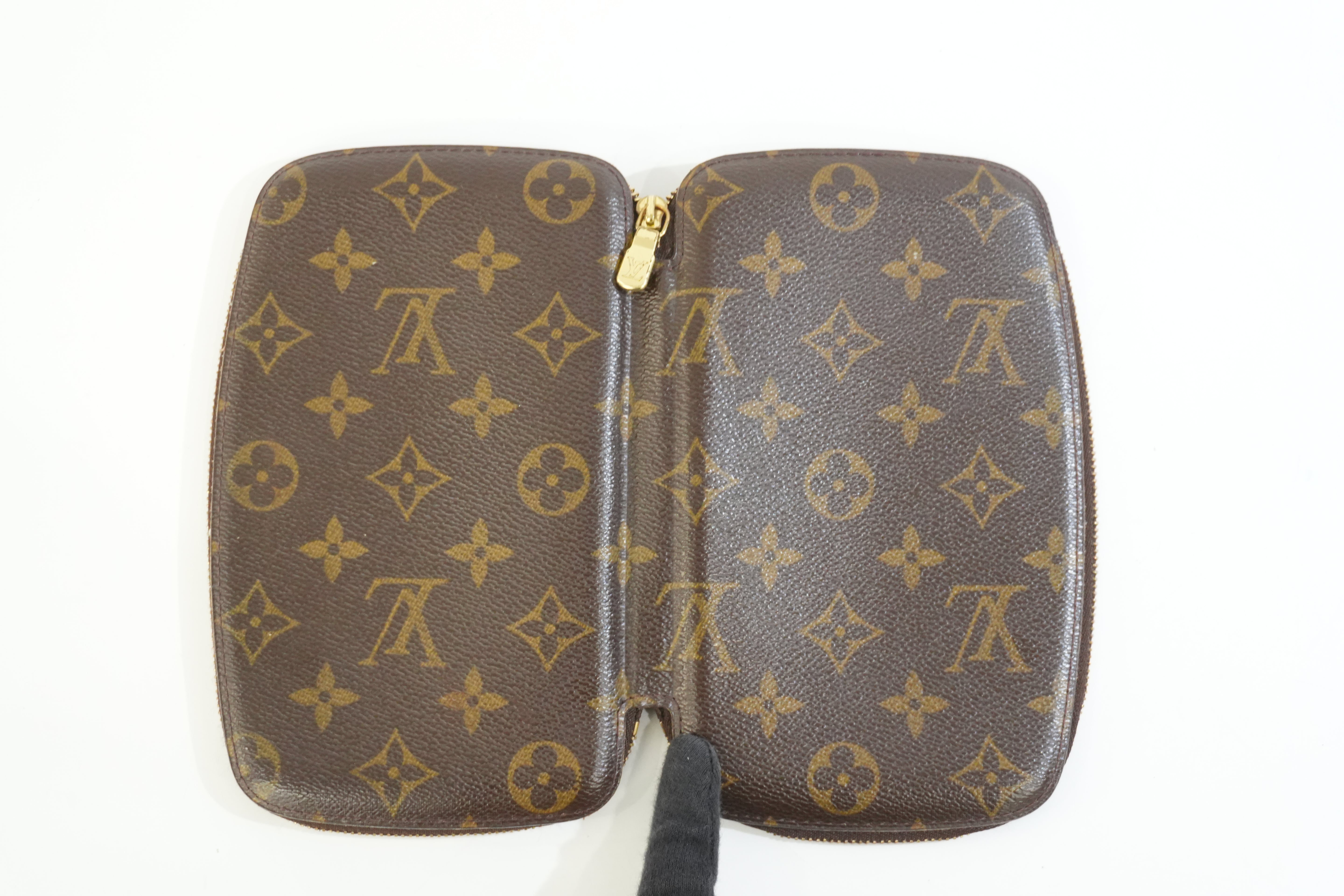 Pre-owned Louis Vuitton Monogram Short Organizer