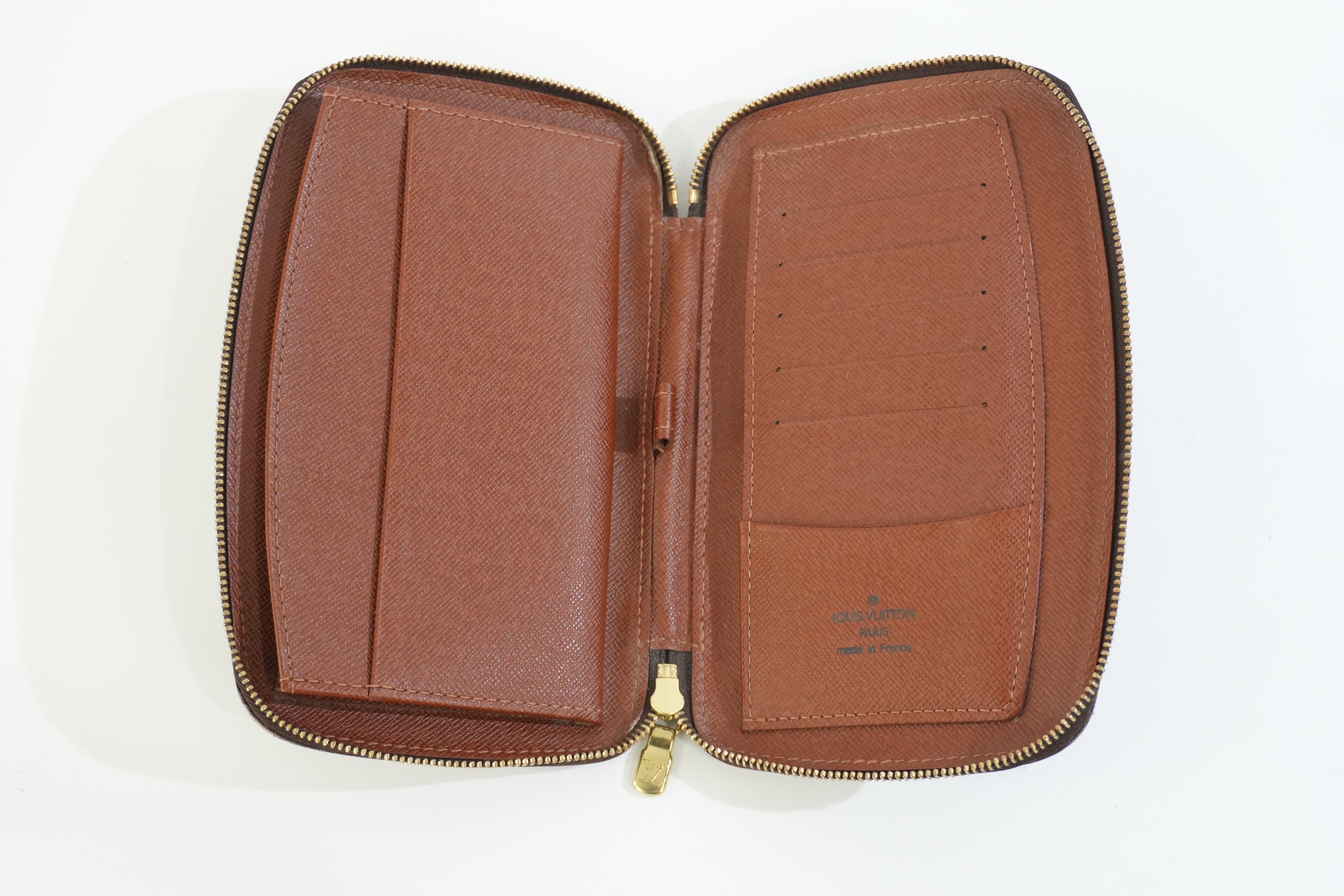Pre-owned Louis Vuitton Monogram Short Organizer