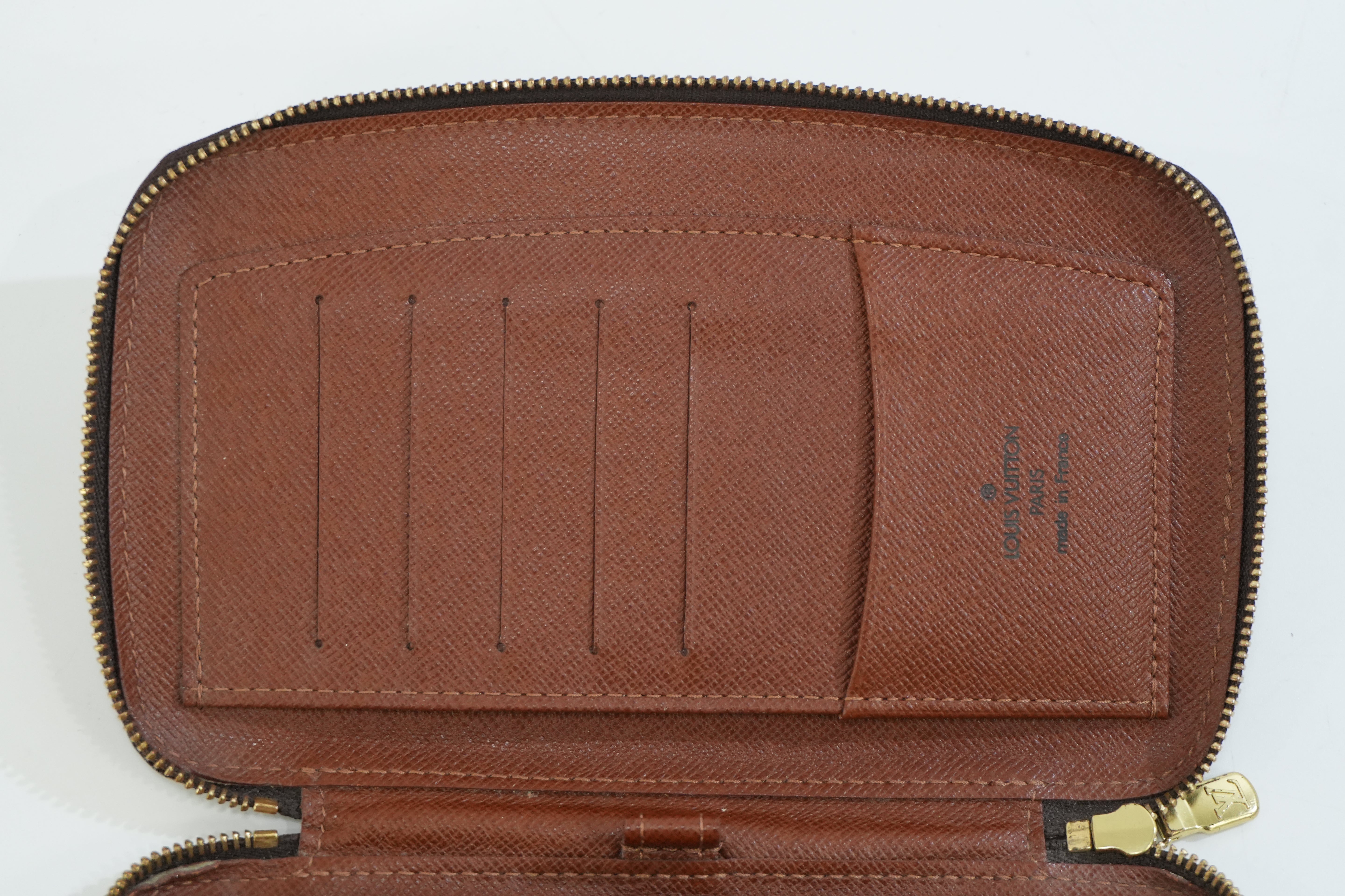Pre-owned Louis Vuitton Monogram Short Organizer