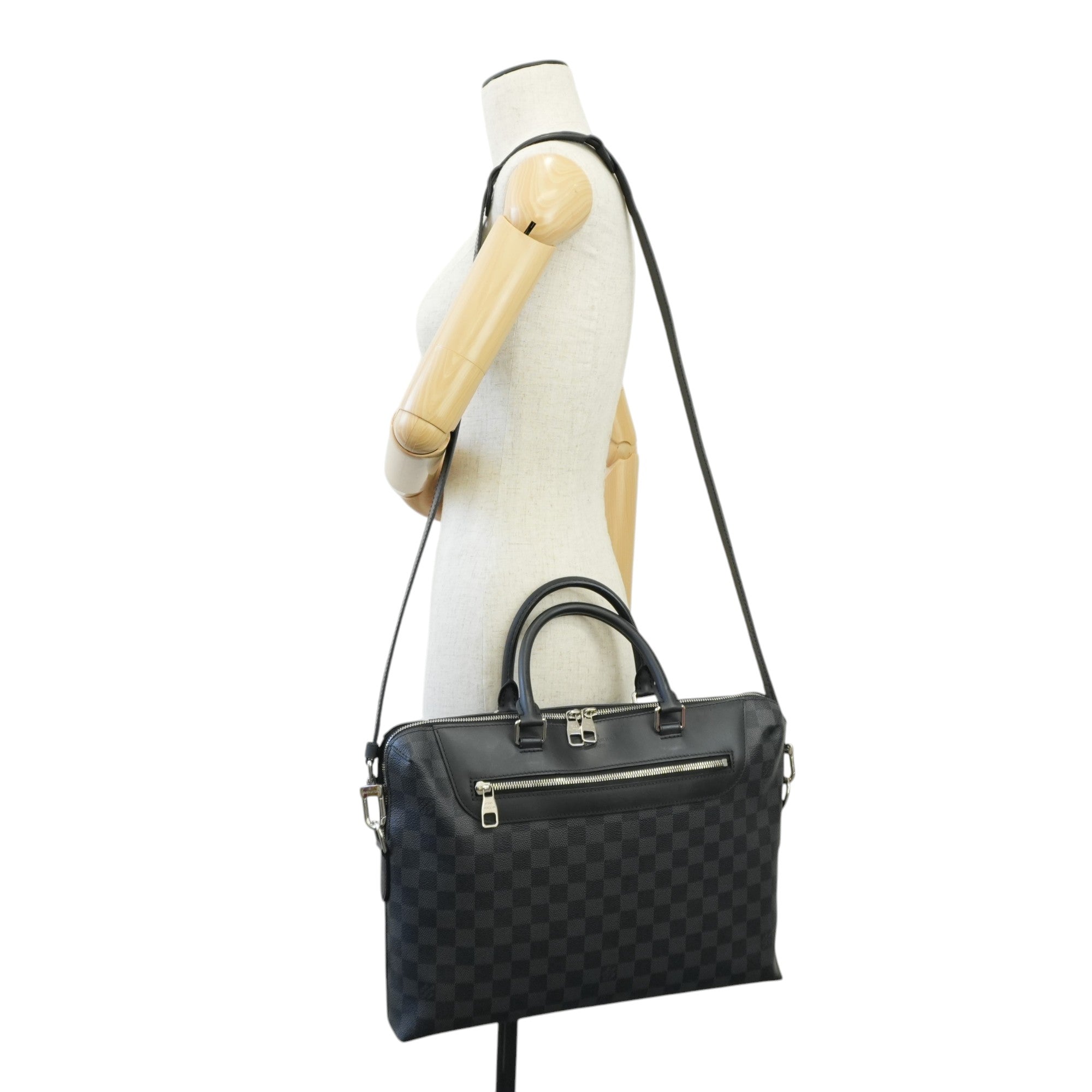 Louis Vuitton Damier Graphite Porte Documents Used