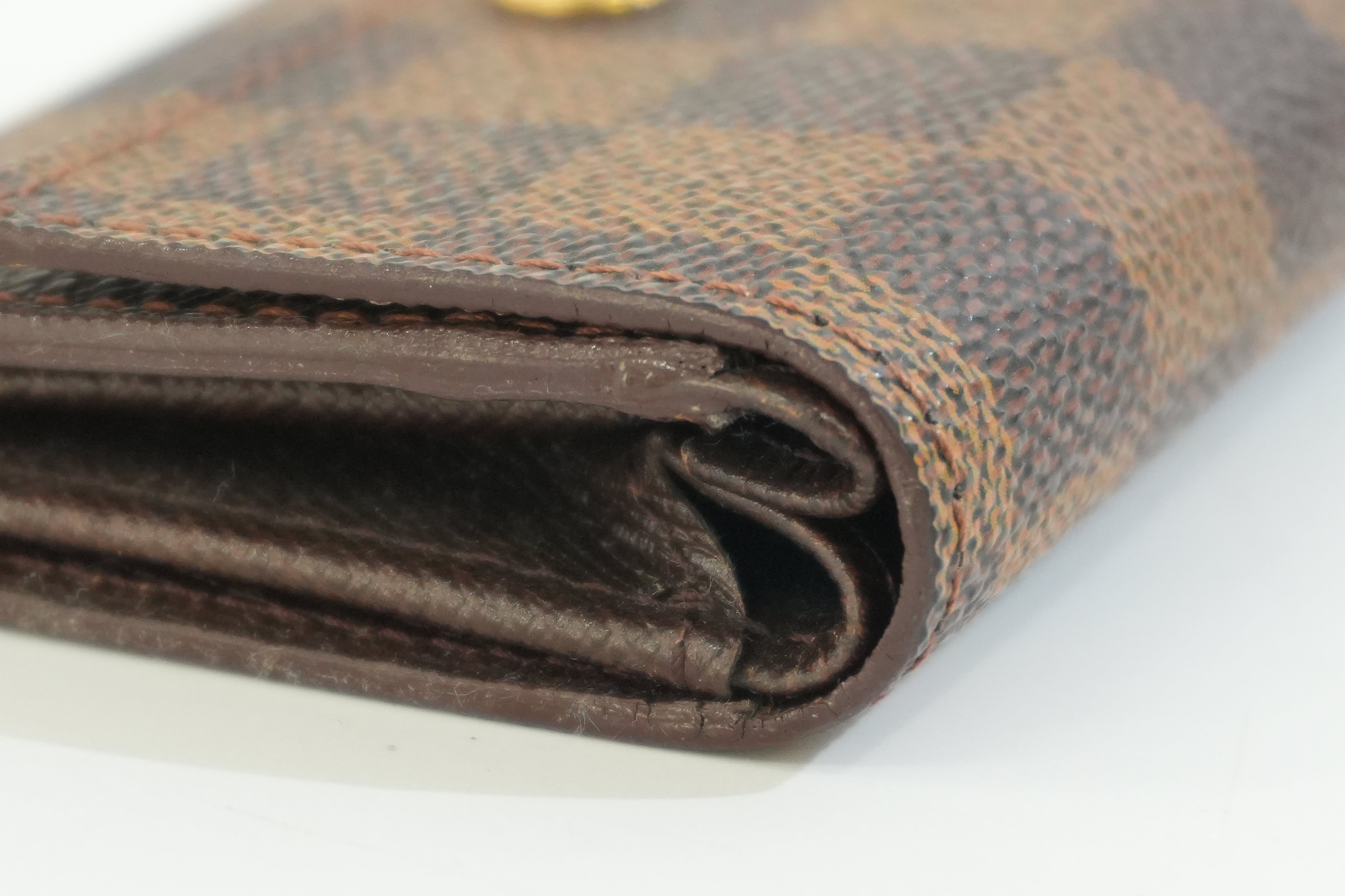 Pre-owned Louis Vuitton Damier Ebene Coin and Card Case