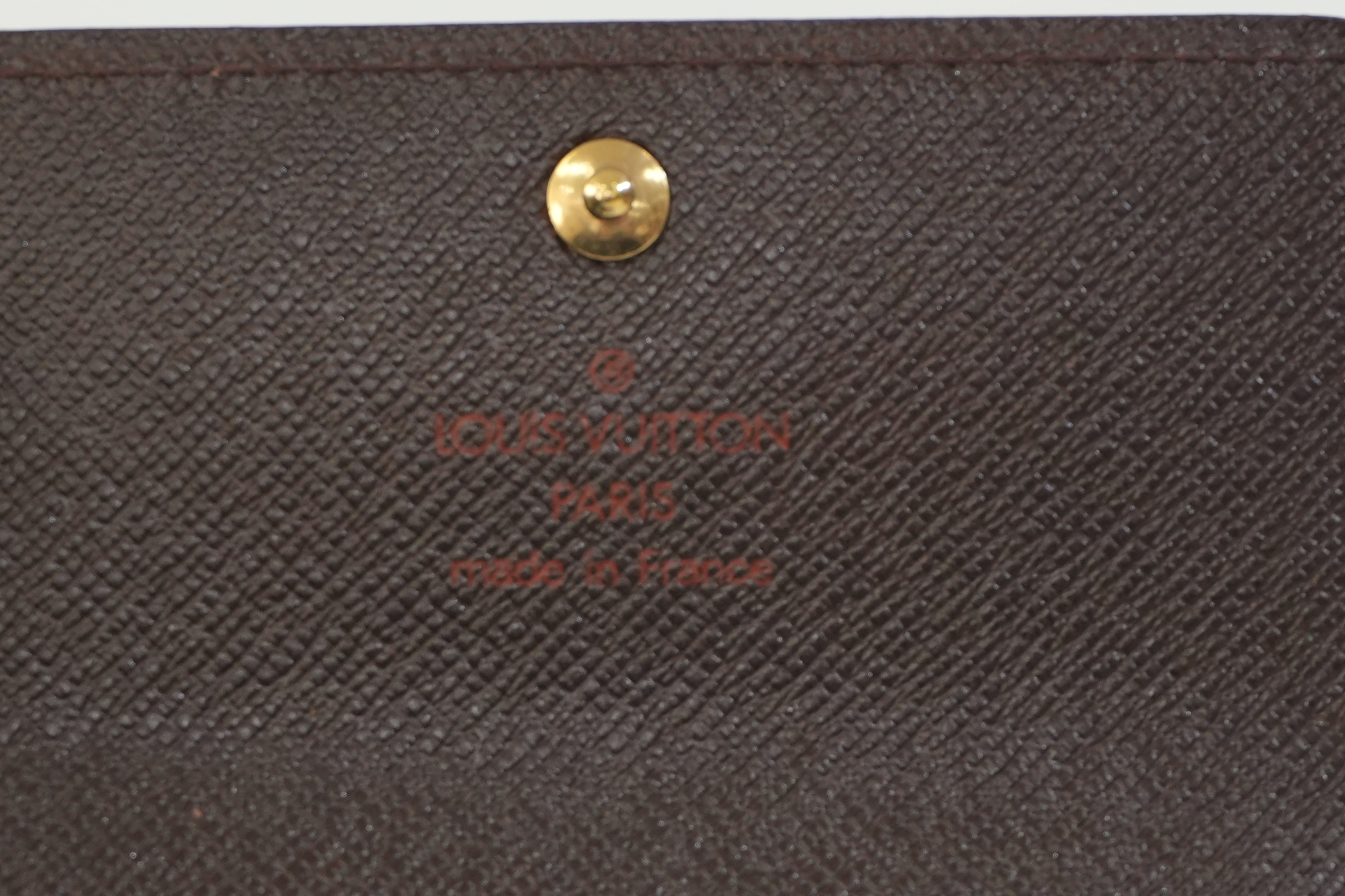 Pre-owned Louis Vuitton Damier Ebene Coin and Card Case