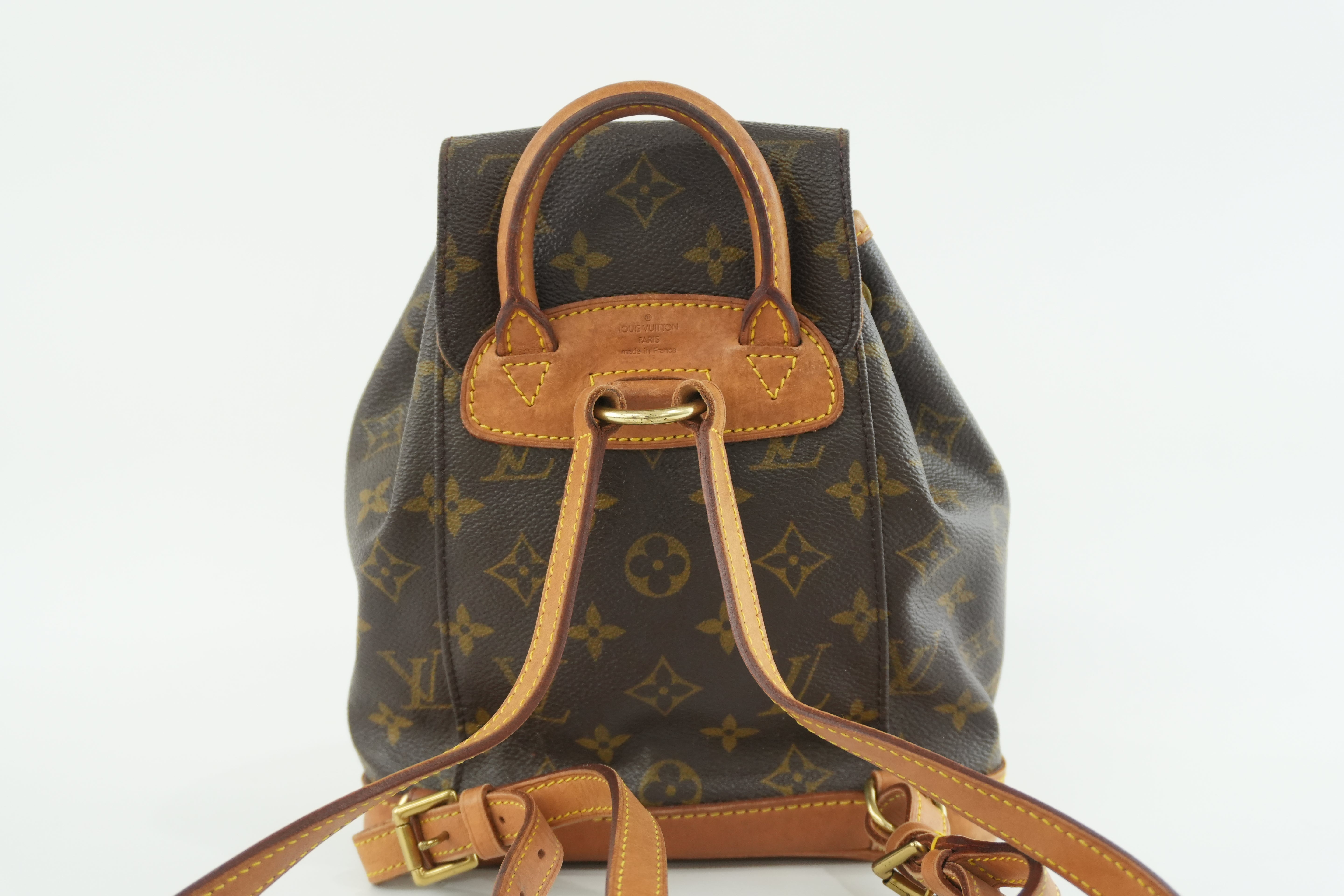 Pre-owned Louis Vuitton Monogram Mini Montsouris Backpack