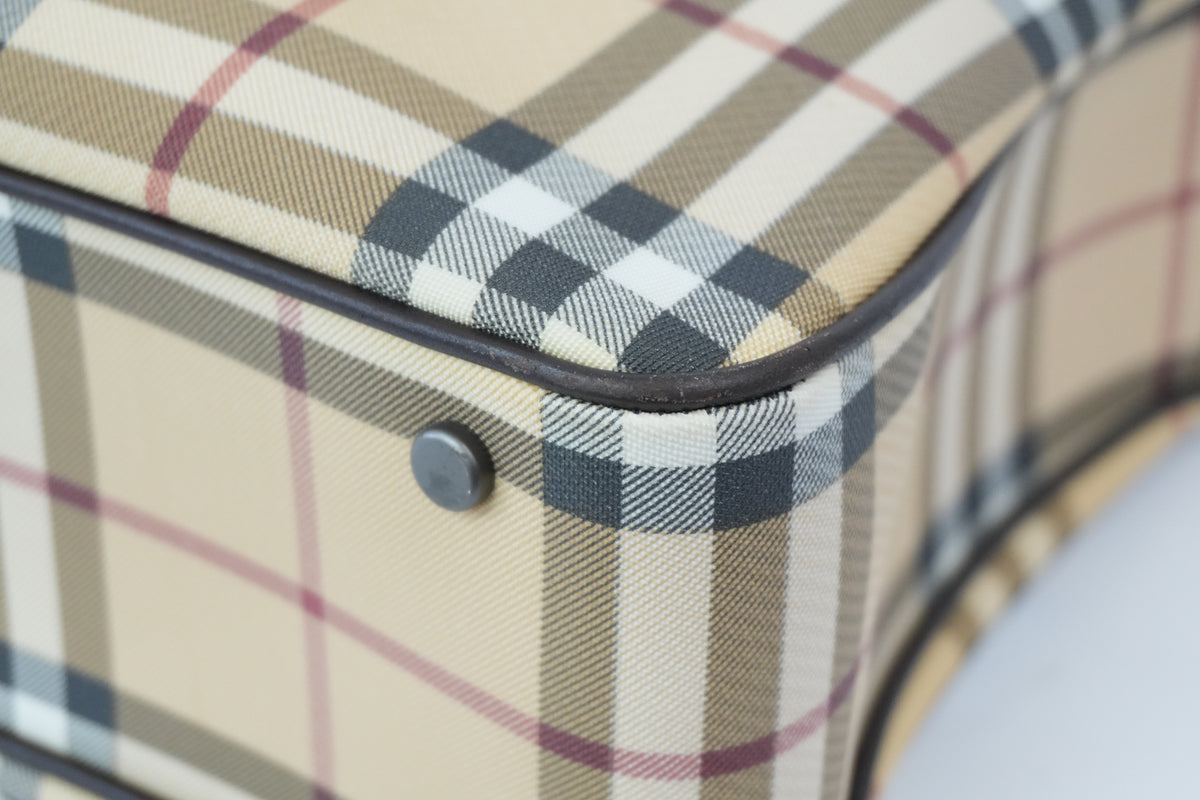 Pre-Owned Burberry  Nova Check Tote Bag Beige