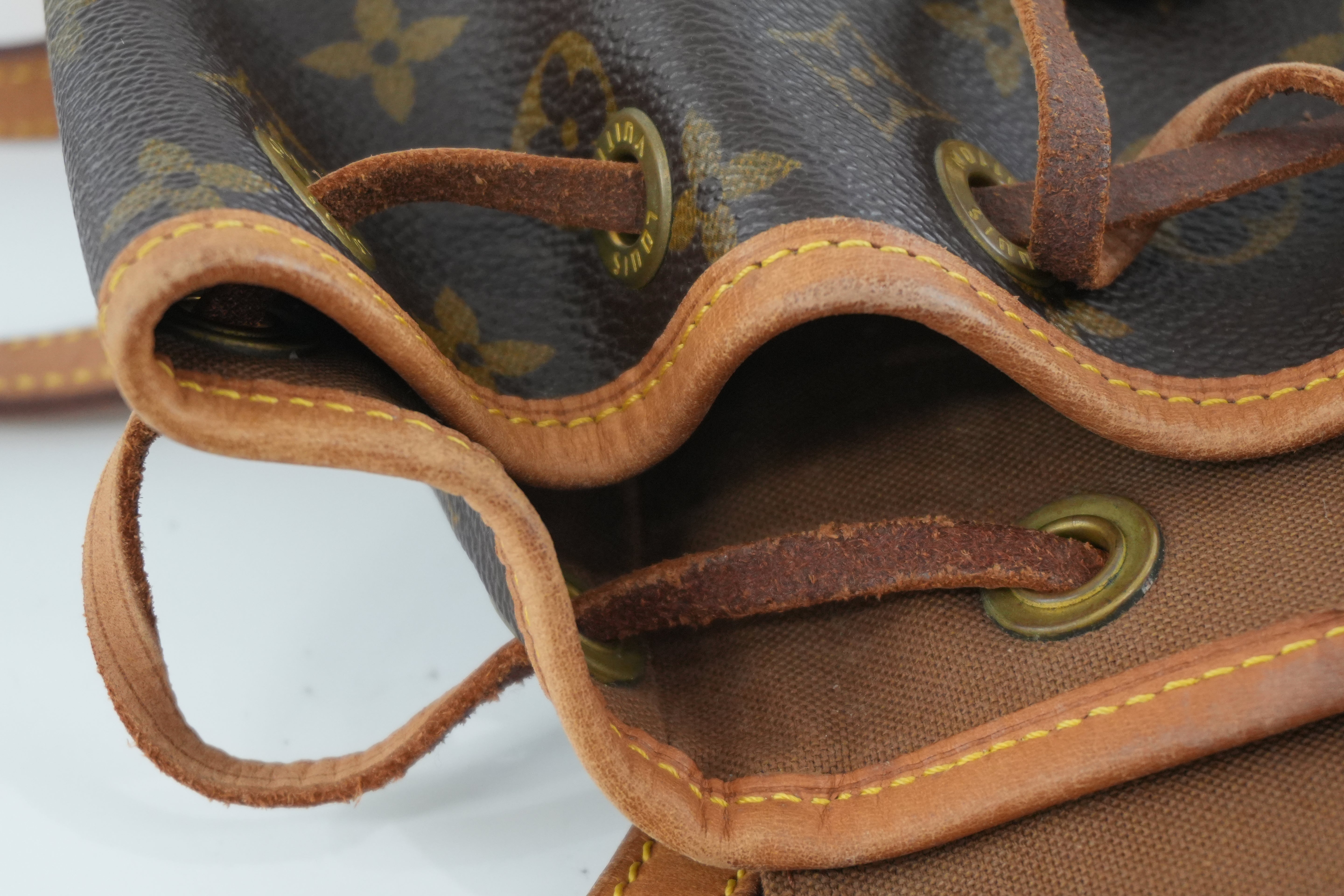 Pre-owned Louis Vuitton Monogram Mini Montsouris Backpack