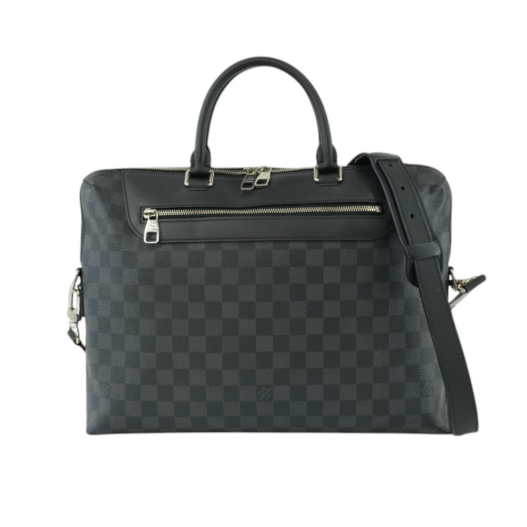 Louis Vuitton Damier Graphite Porte Documents Used