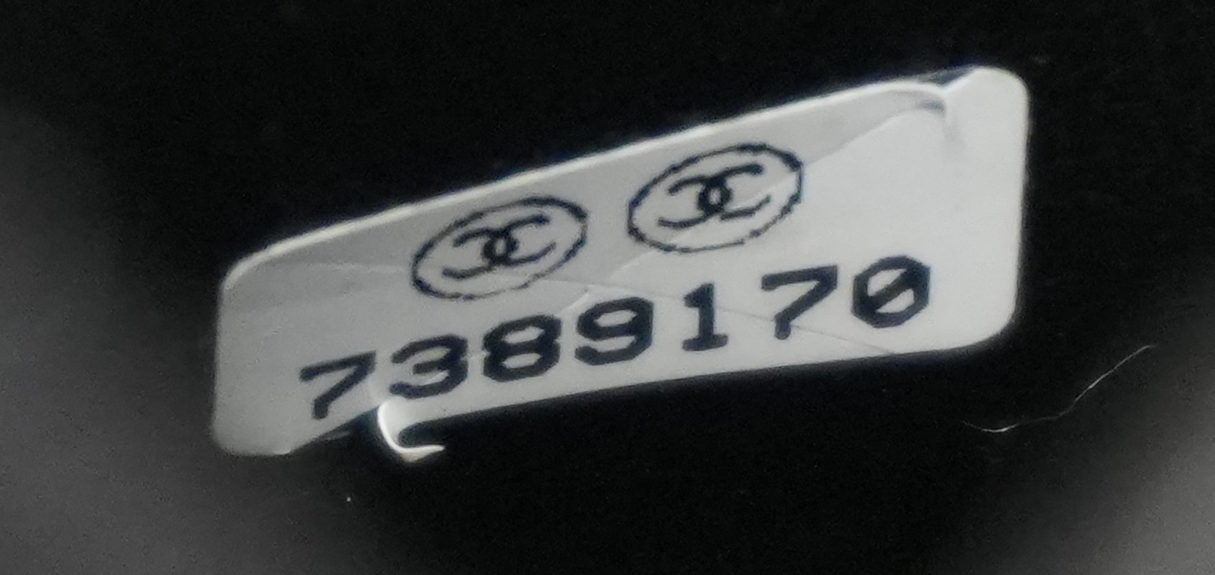 Chanel Caviar Leather Vanity Case Black Used