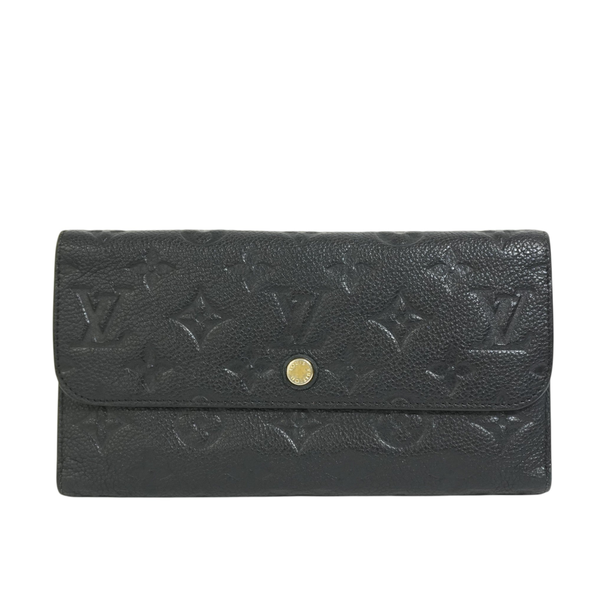 Pre-owned Louis Vuitton Empriente Virtuose Wallet Navy Blue