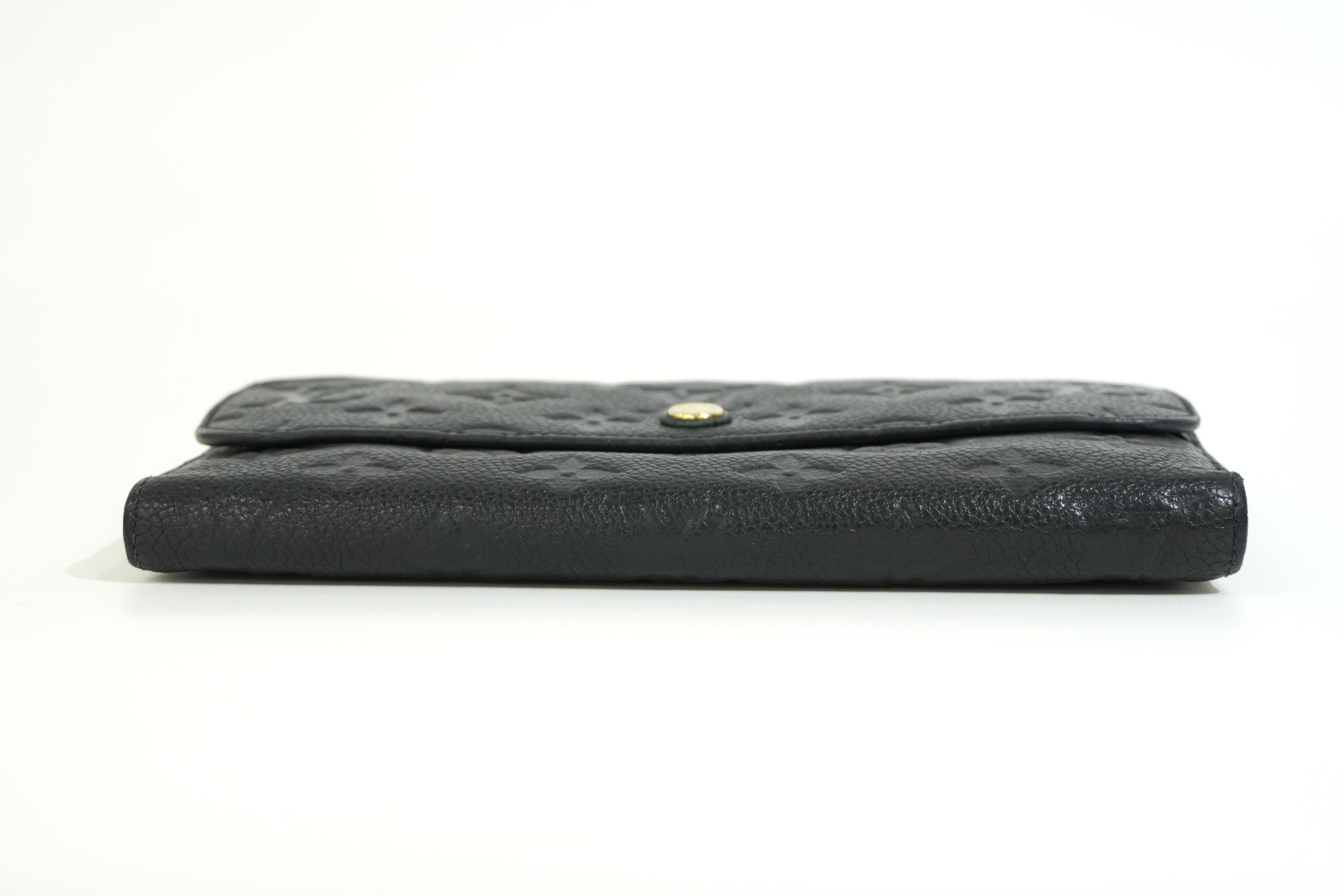 Pre-owned Louis Vuitton Empriente Virtuose Wallet Navy Blue