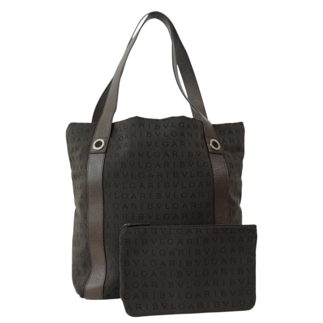 Pre-Owned Bulgari Tote Bag Brown