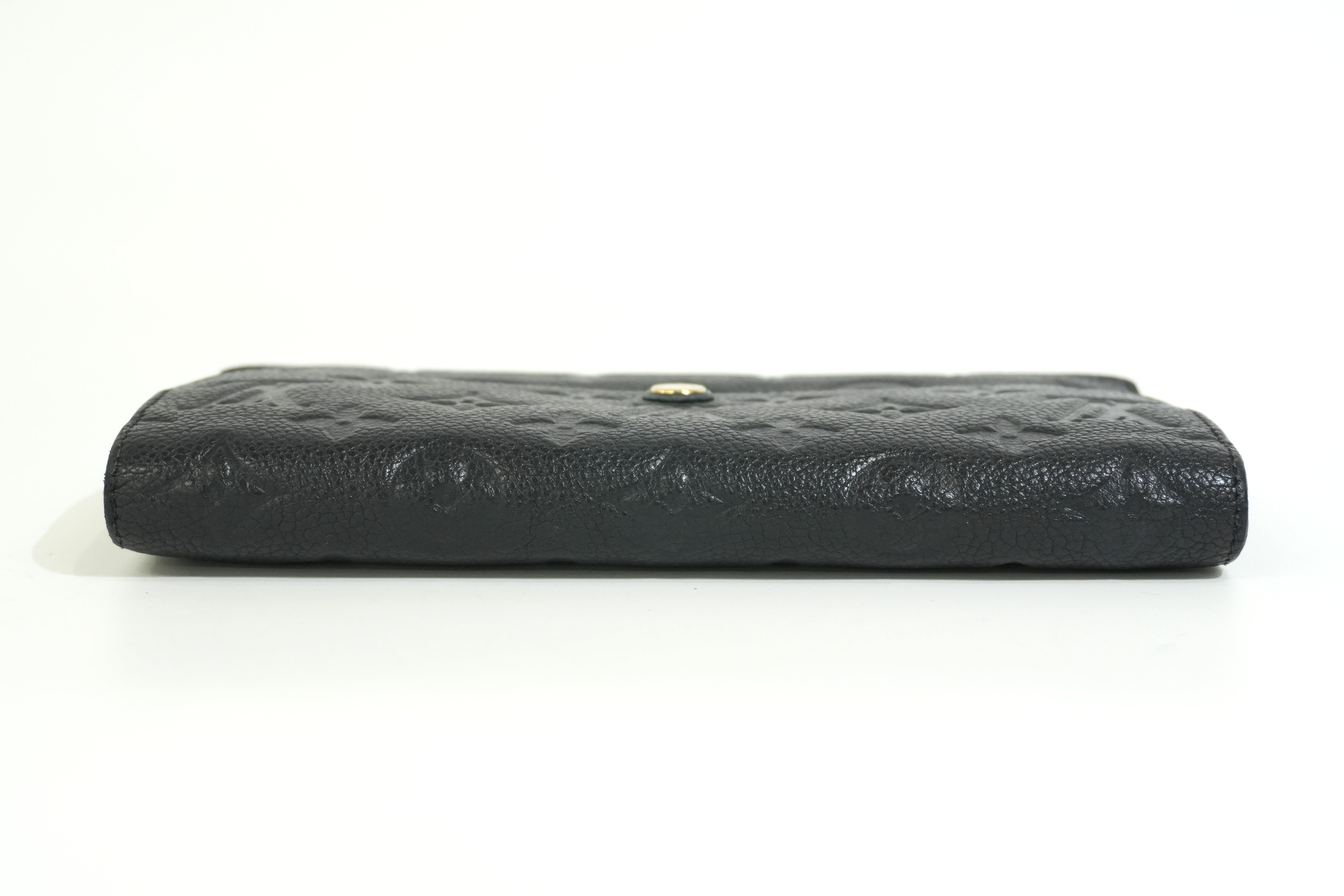 Pre-owned Louis Vuitton Empriente Virtuose Wallet Navy Blue