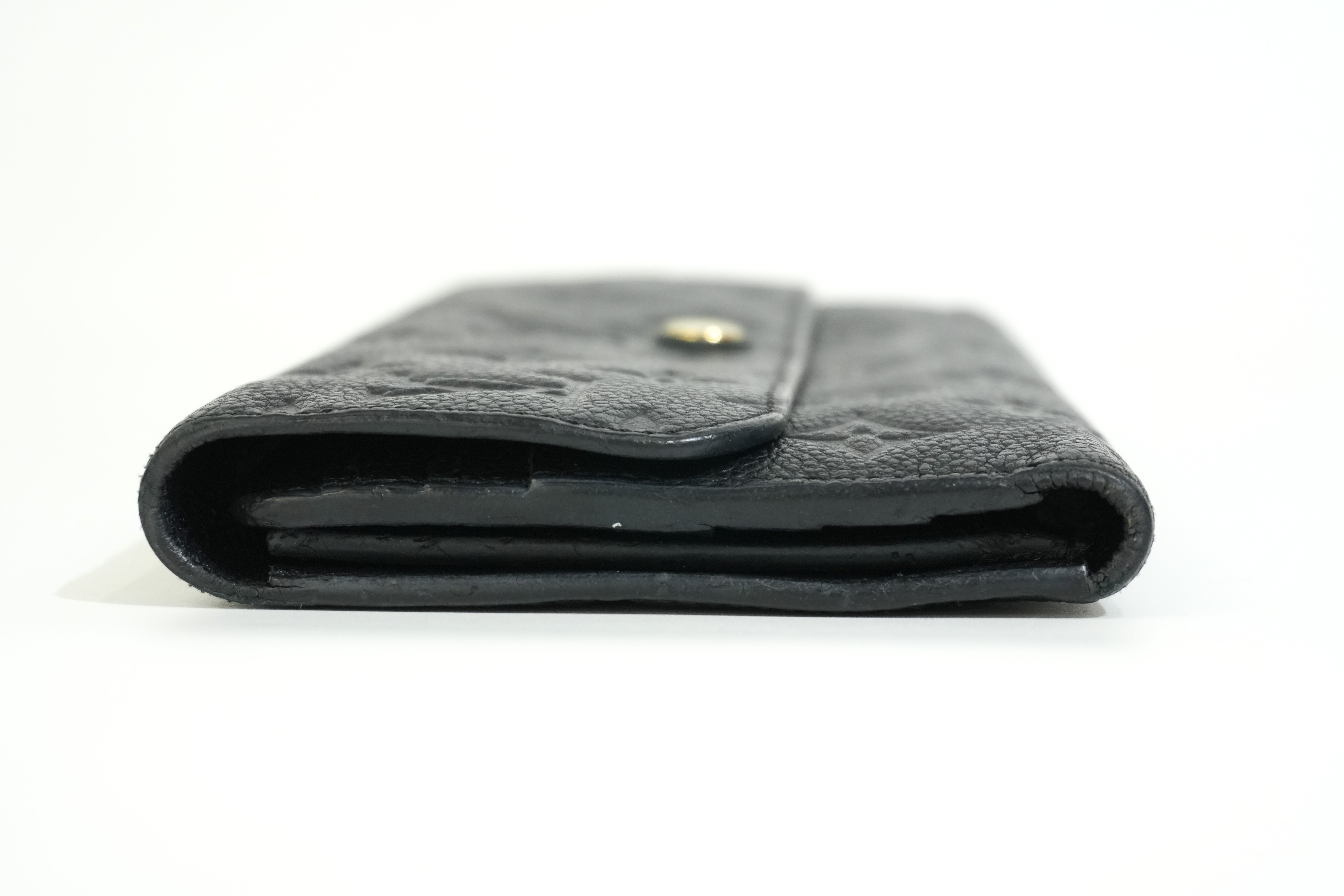 Pre-owned Louis Vuitton Empriente Virtuose Wallet Navy Blue