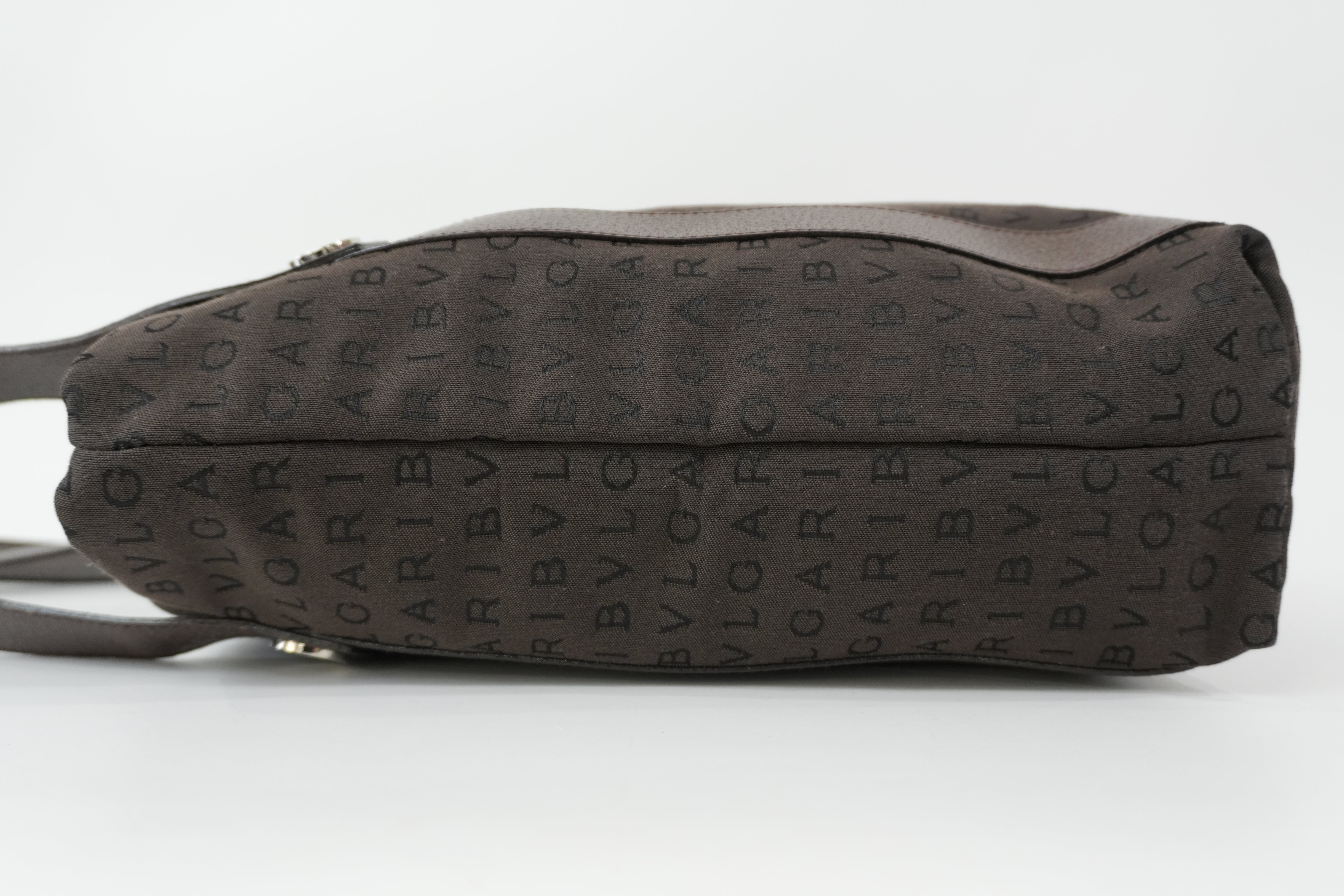 Pre-Owned Bulgari Tote Bag Brown