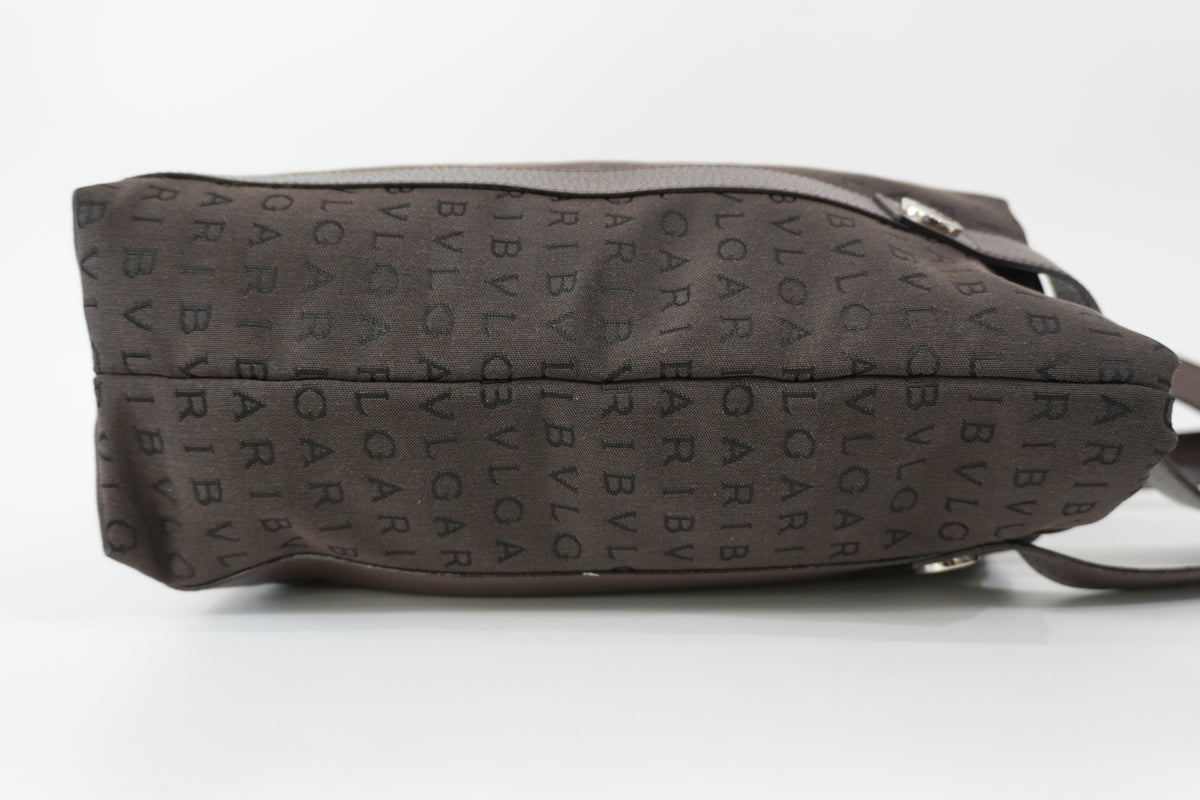 Pre-Owned Bulgari Tote Bag Brown