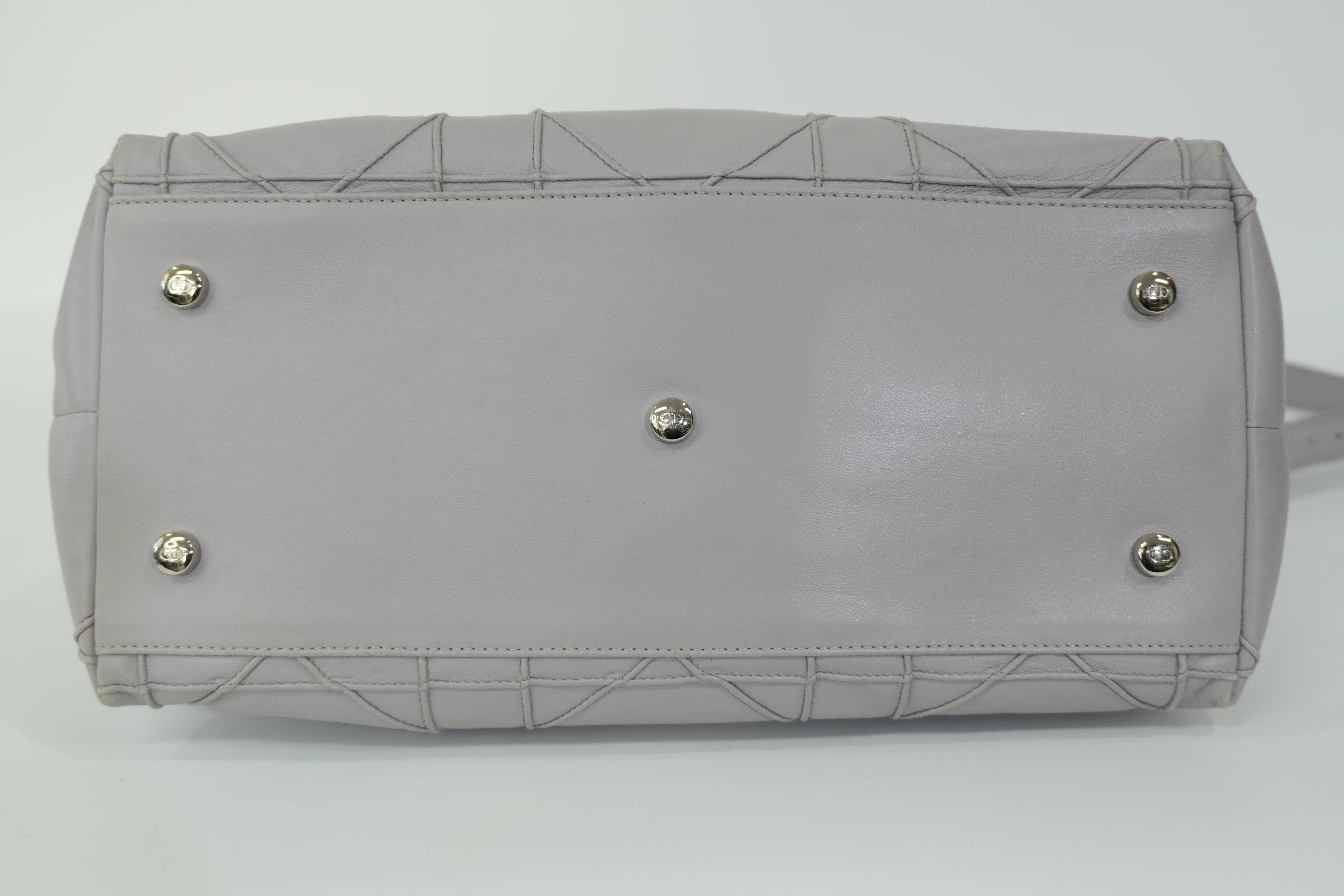 Pre-owned Christian Dior Two Way Granville Shoulder Bag Purple