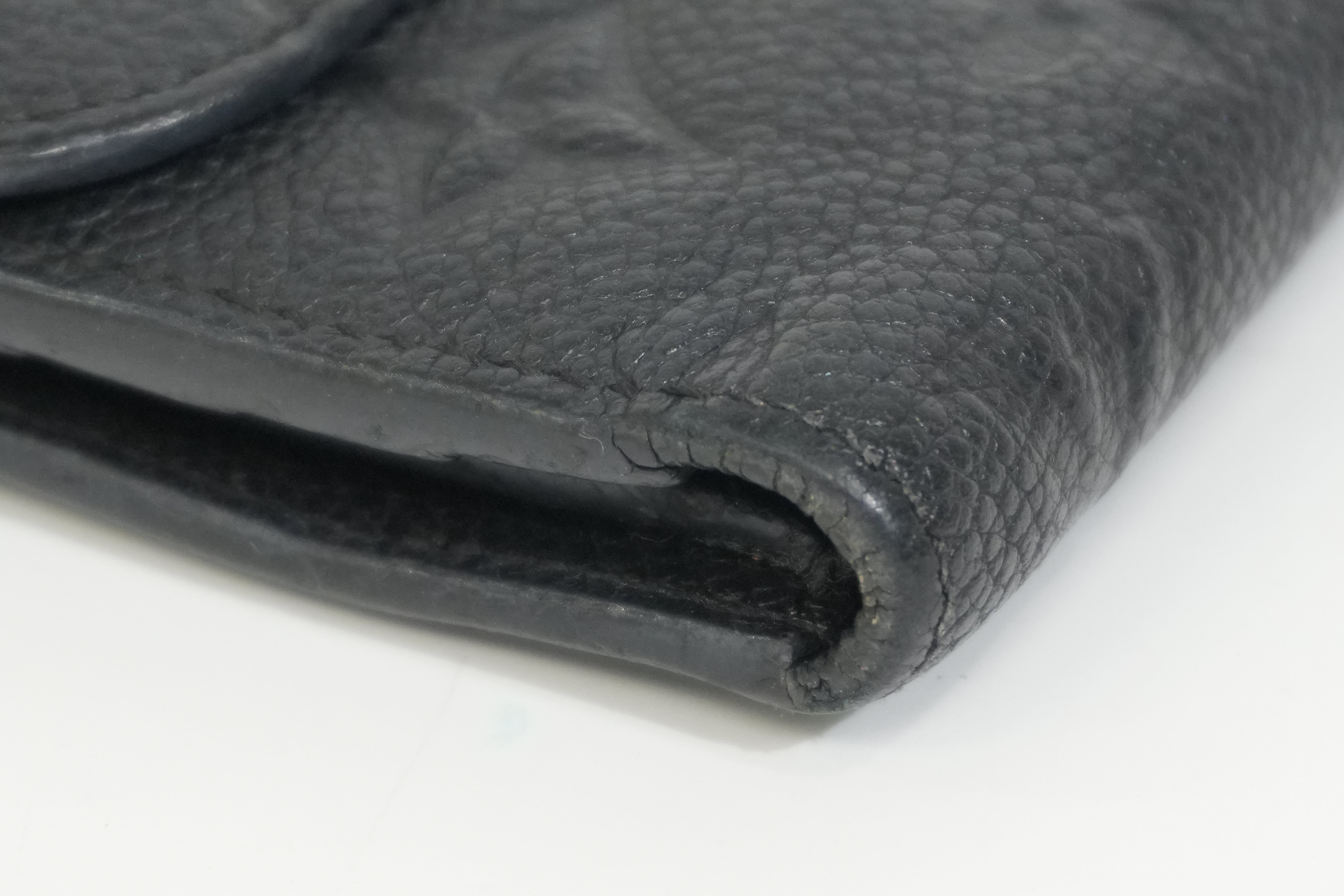 Pre-owned Louis Vuitton Empriente Virtuose Wallet Navy Blue