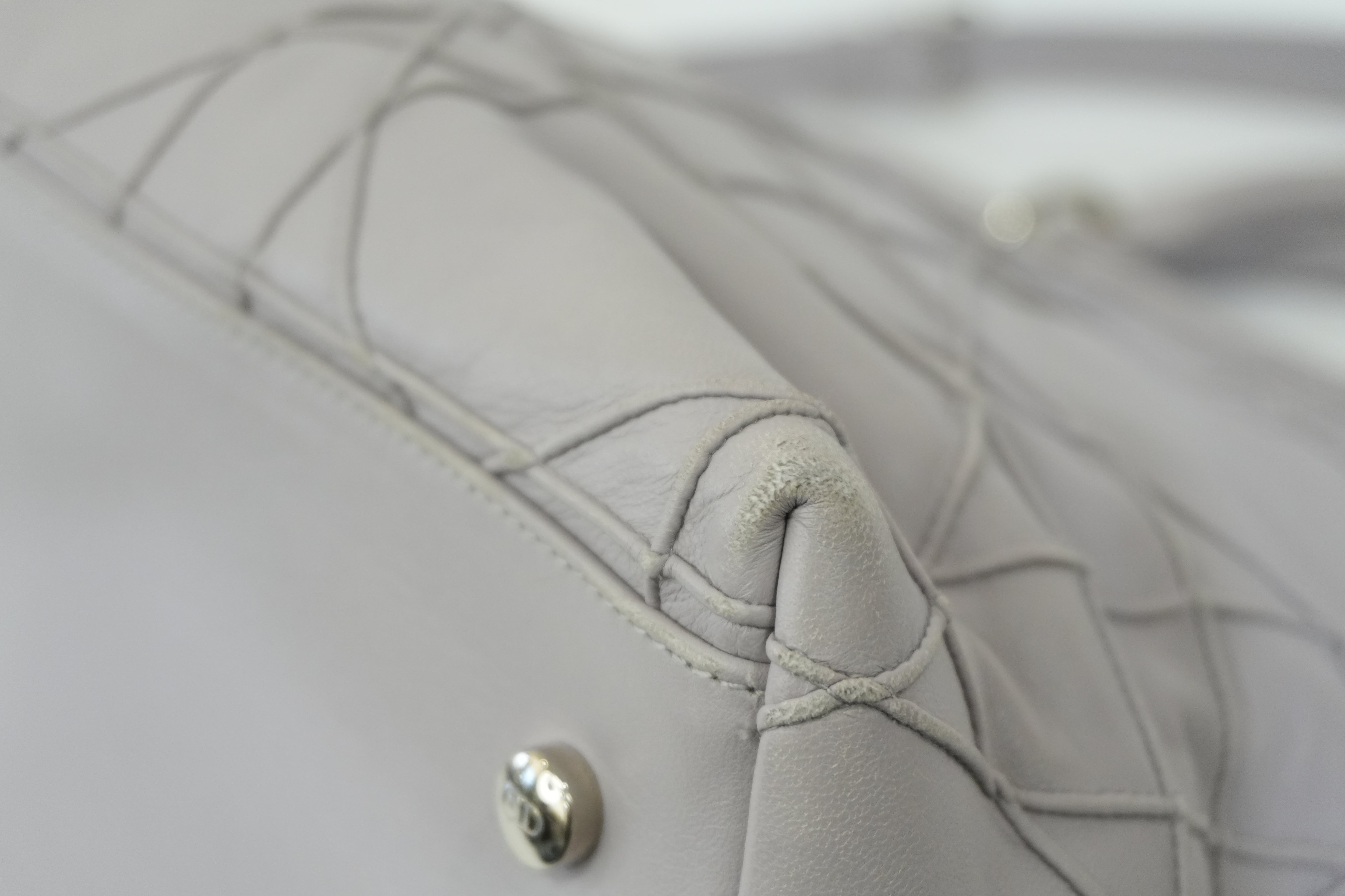 Pre-owned Christian Dior Two Way Granville Shoulder Bag Purple