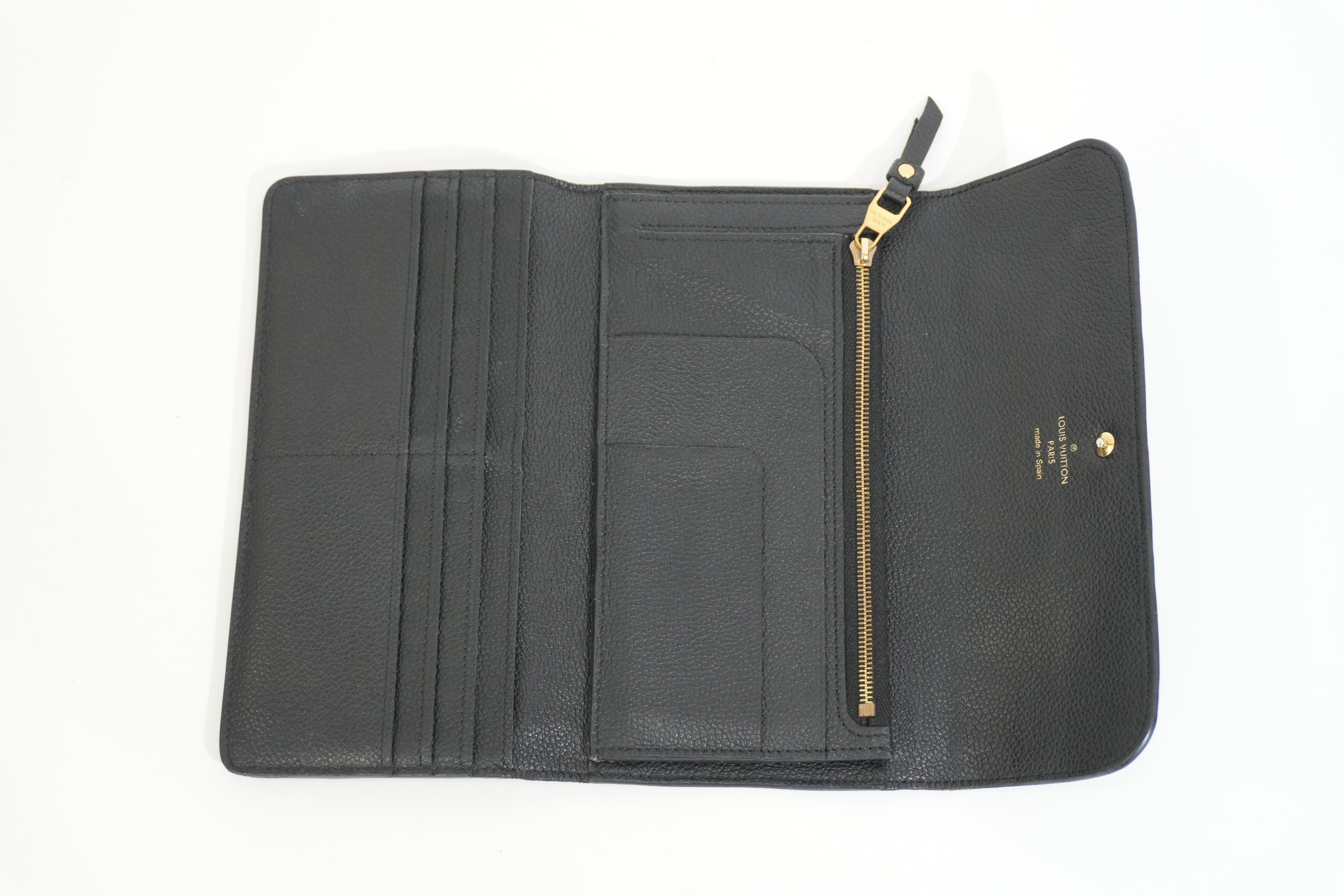 Pre-owned Louis Vuitton Empriente Virtuose Wallet Navy Blue