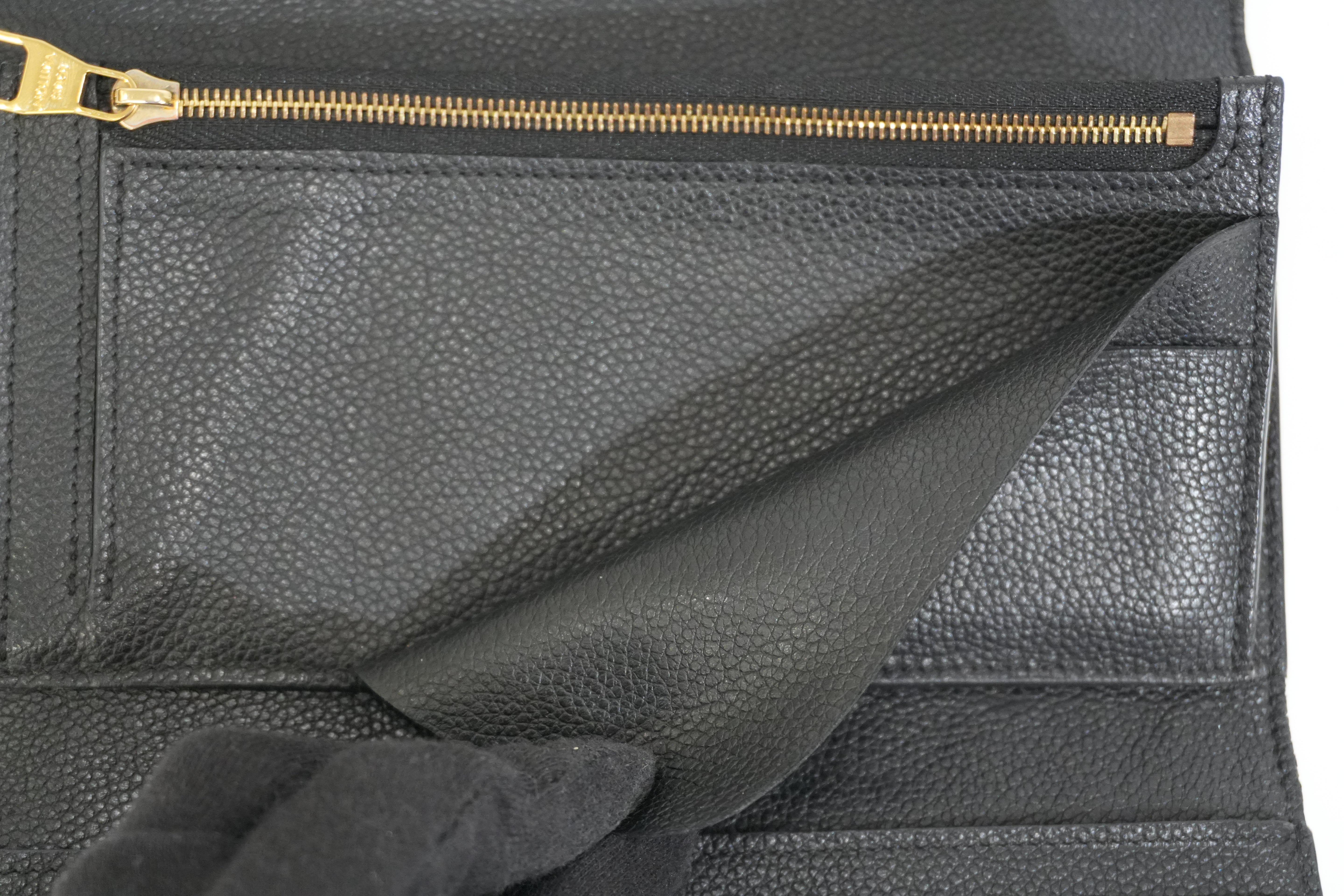 Pre-owned Louis Vuitton Empriente Virtuose Wallet Navy Blue