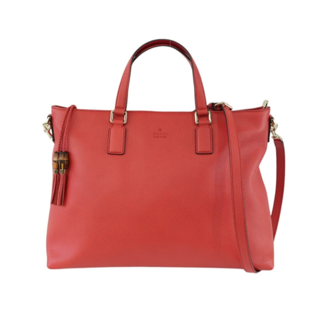 Gucci Two Way Bag Red Used