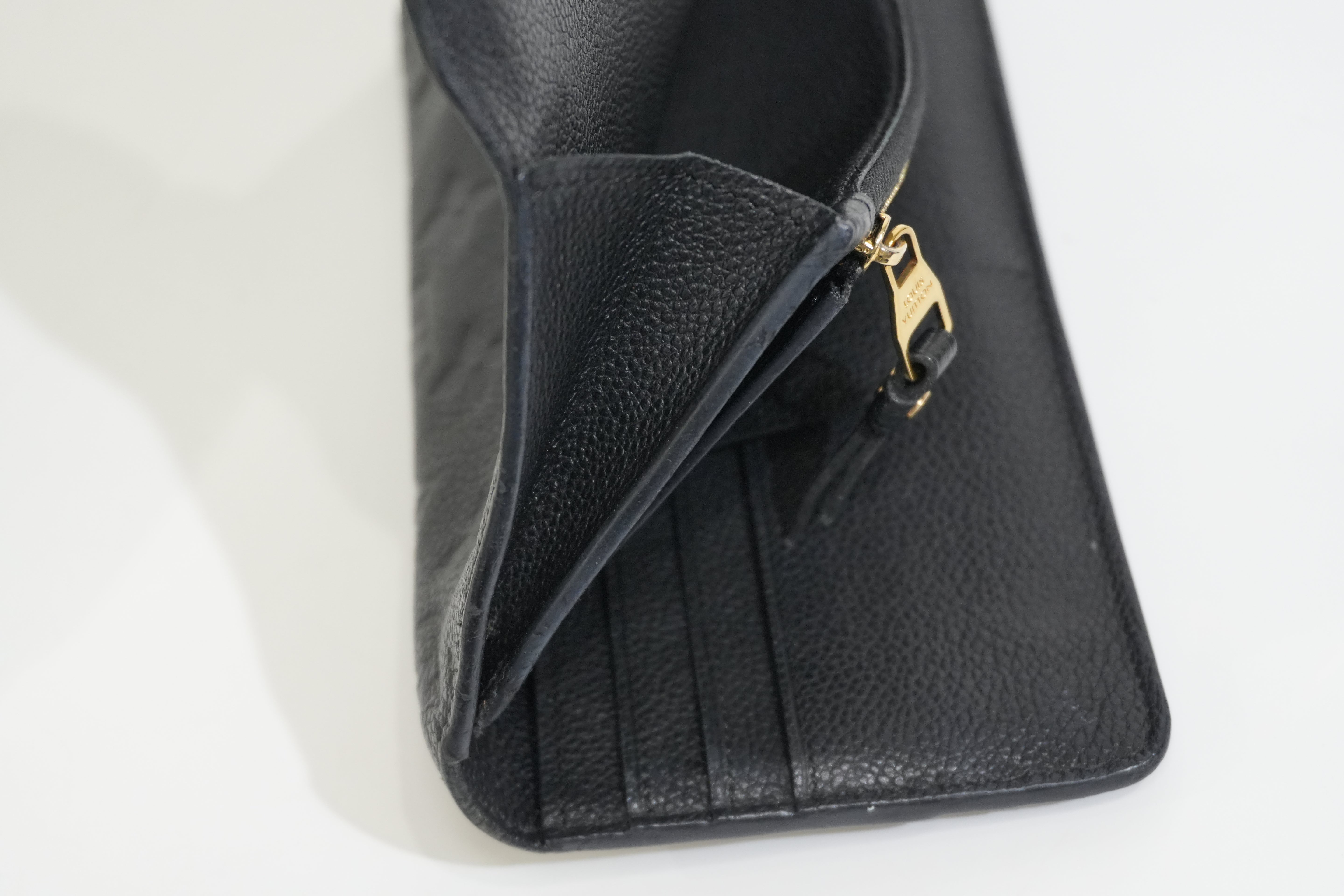 Pre-owned Louis Vuitton Empriente Virtuose Wallet Navy Blue