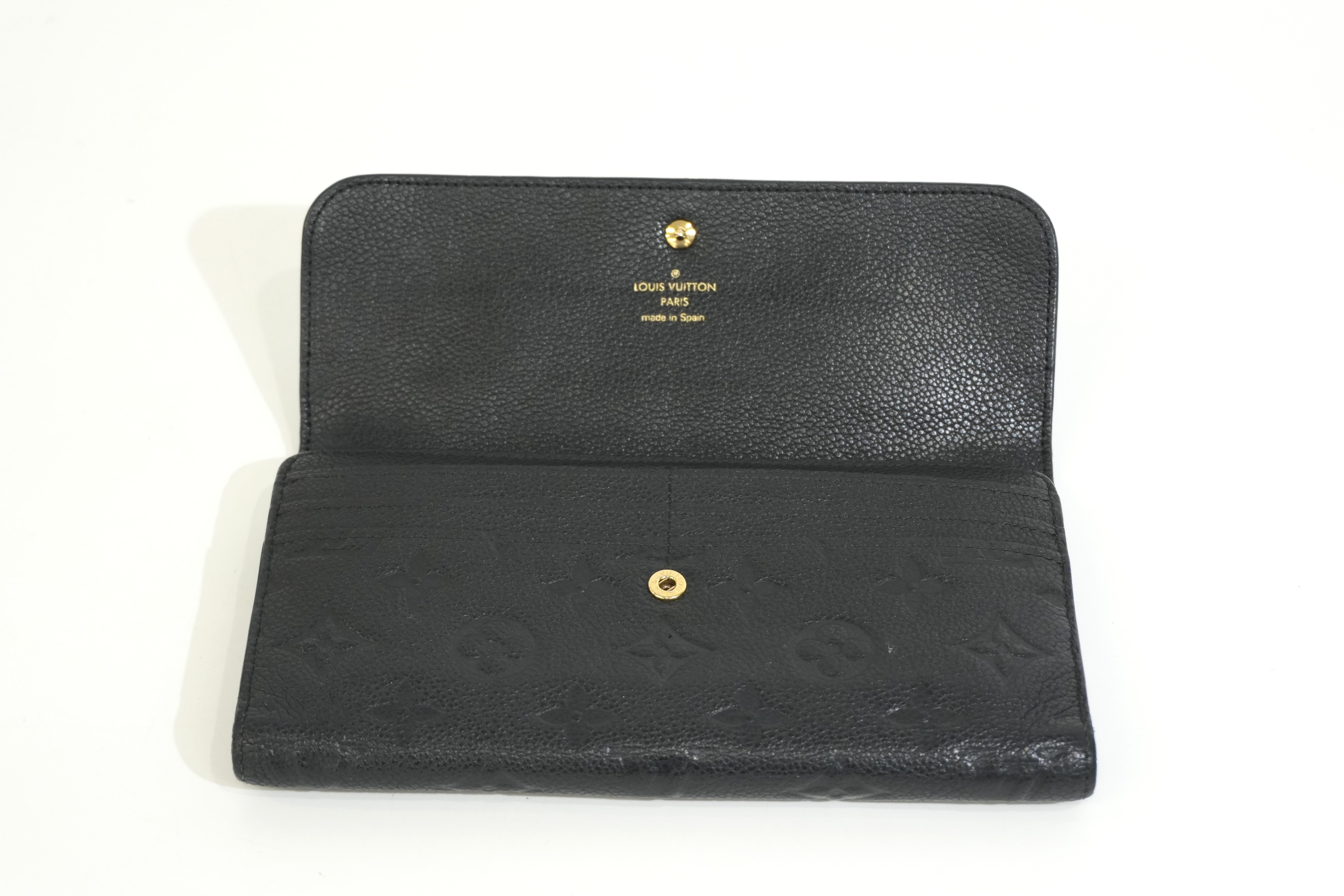 Pre-owned Louis Vuitton Empriente Virtuose Wallet Navy Blue