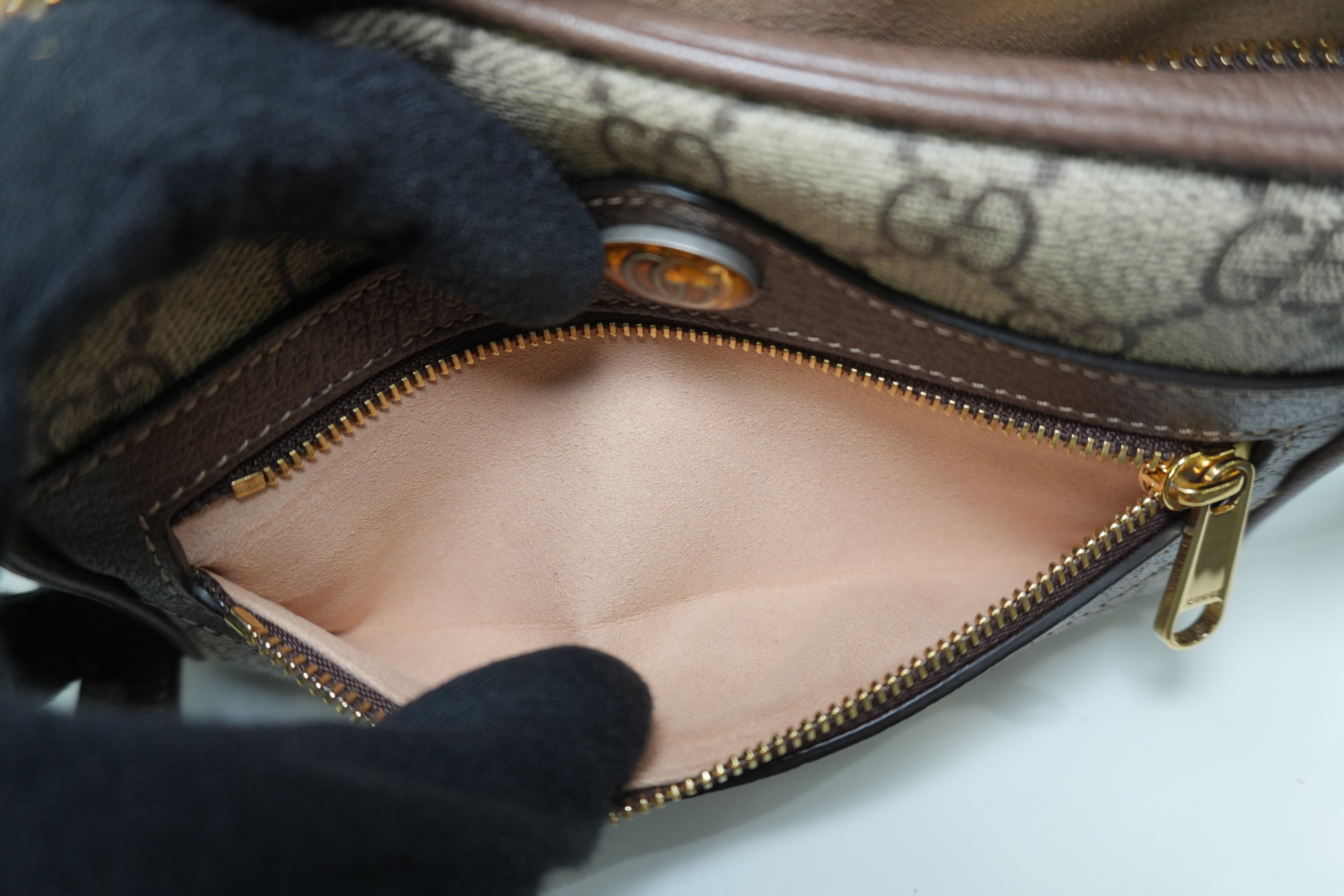 Gucci Canvas Ophidia Mini Shoulder Bag Used