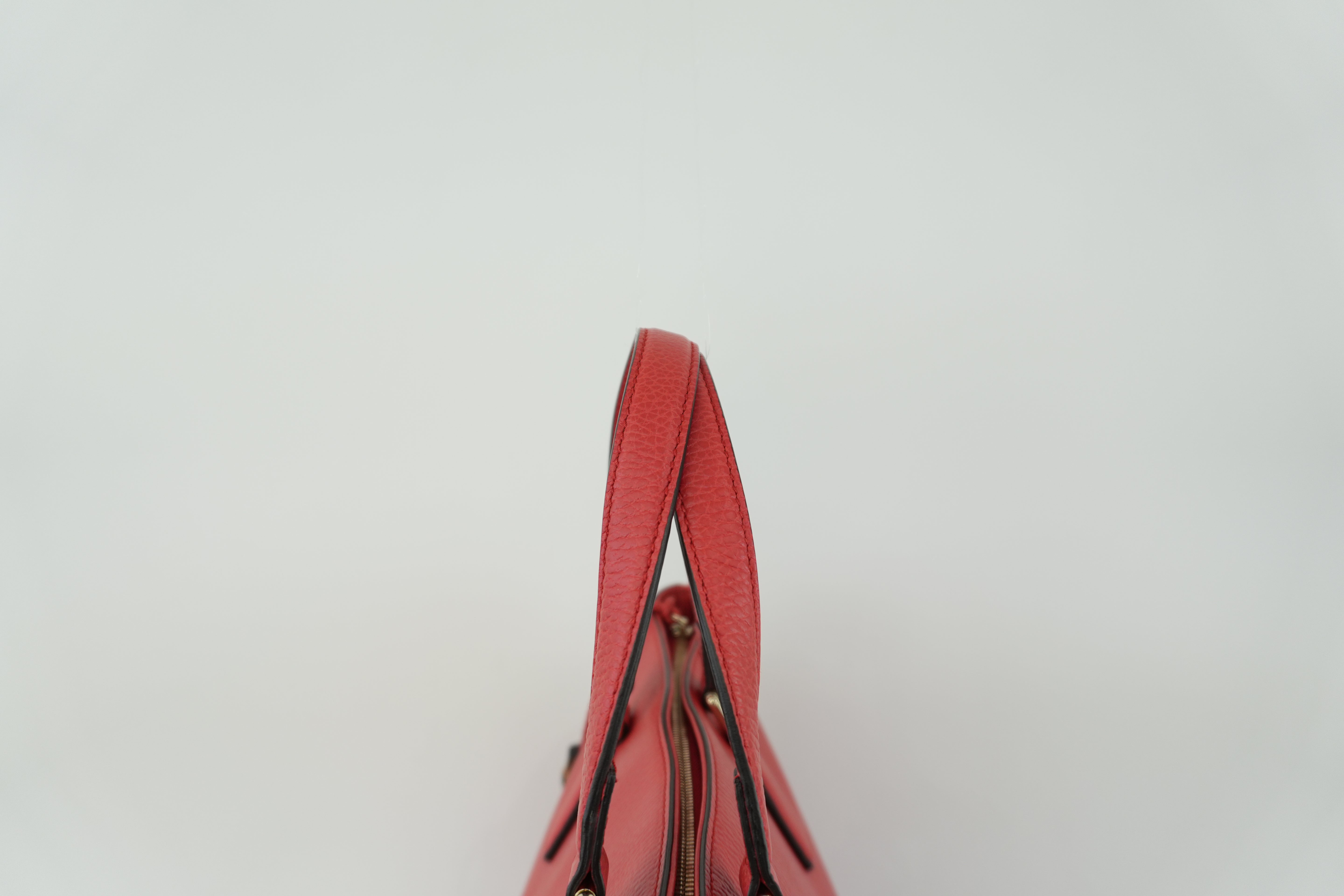 Gucci Two Way Bag Red Used