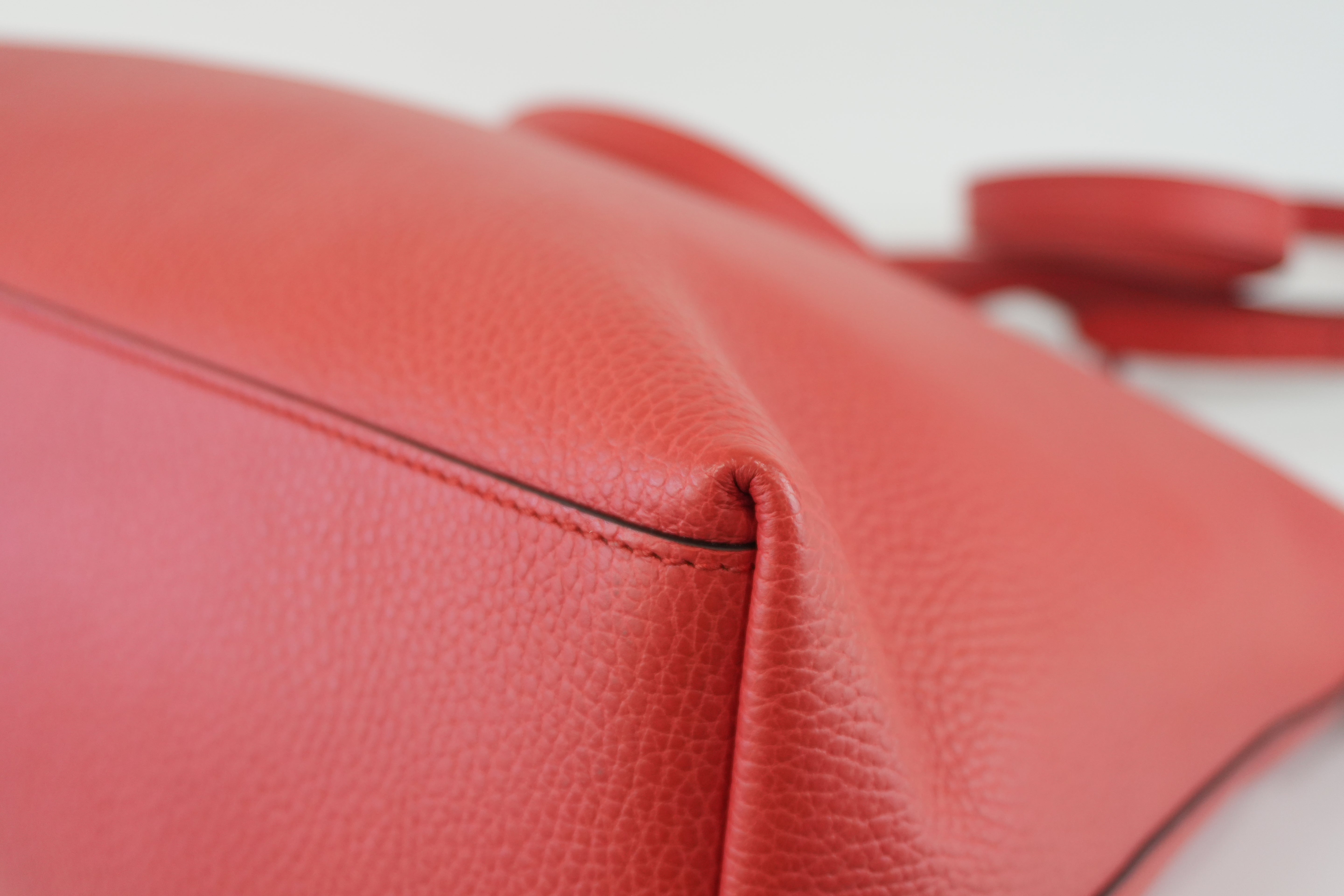 Gucci Two Way Bag Red Used