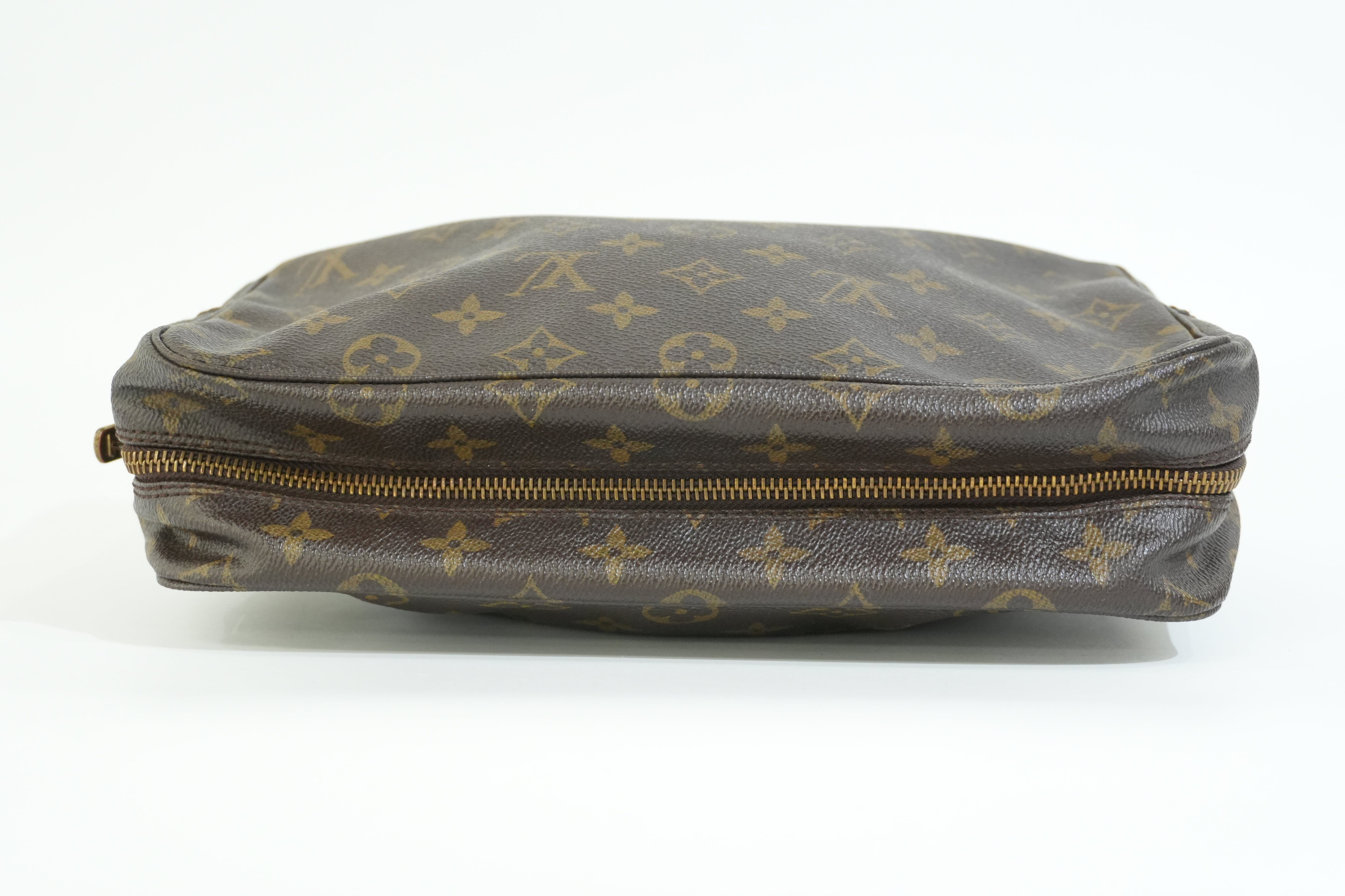 Pre-owned Louis Vuitton Monogram Trousse 28 Pouch